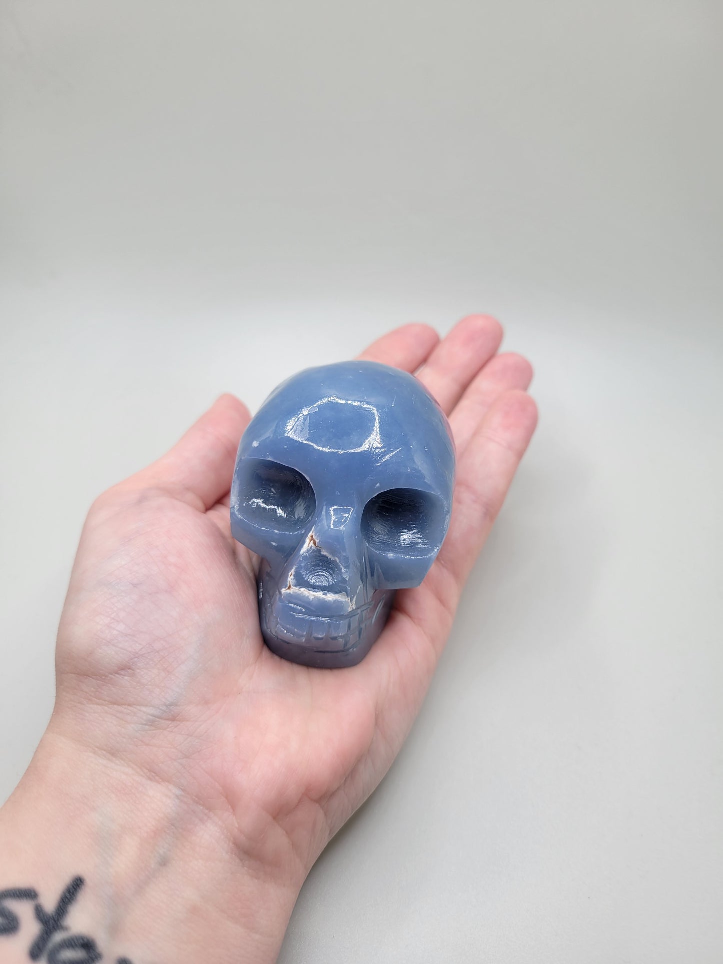 Celestite Skull