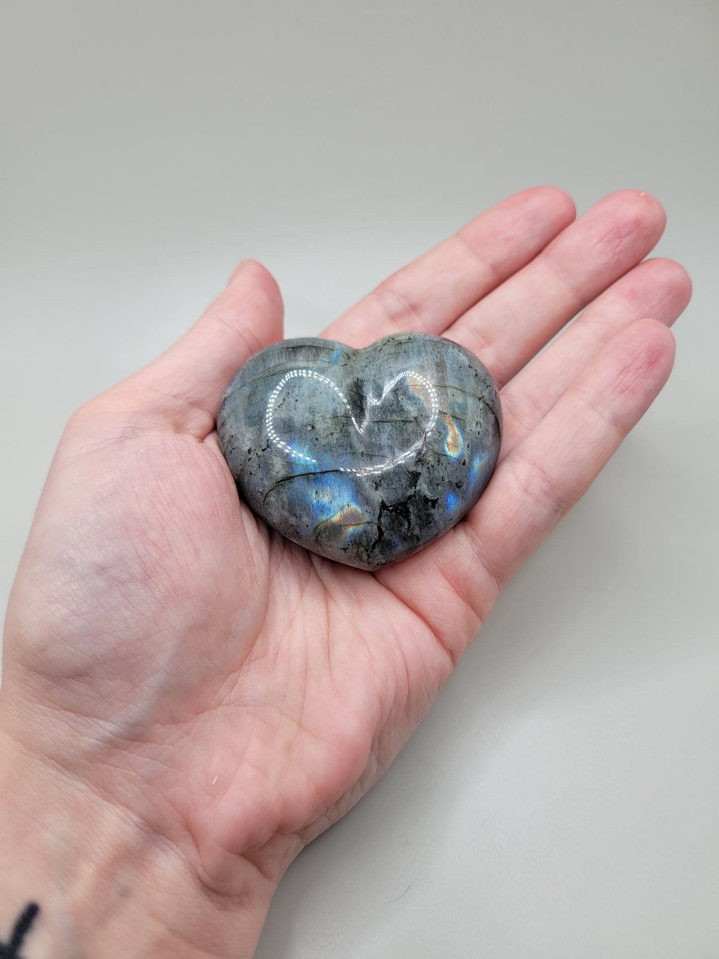 Labradorite Heart B