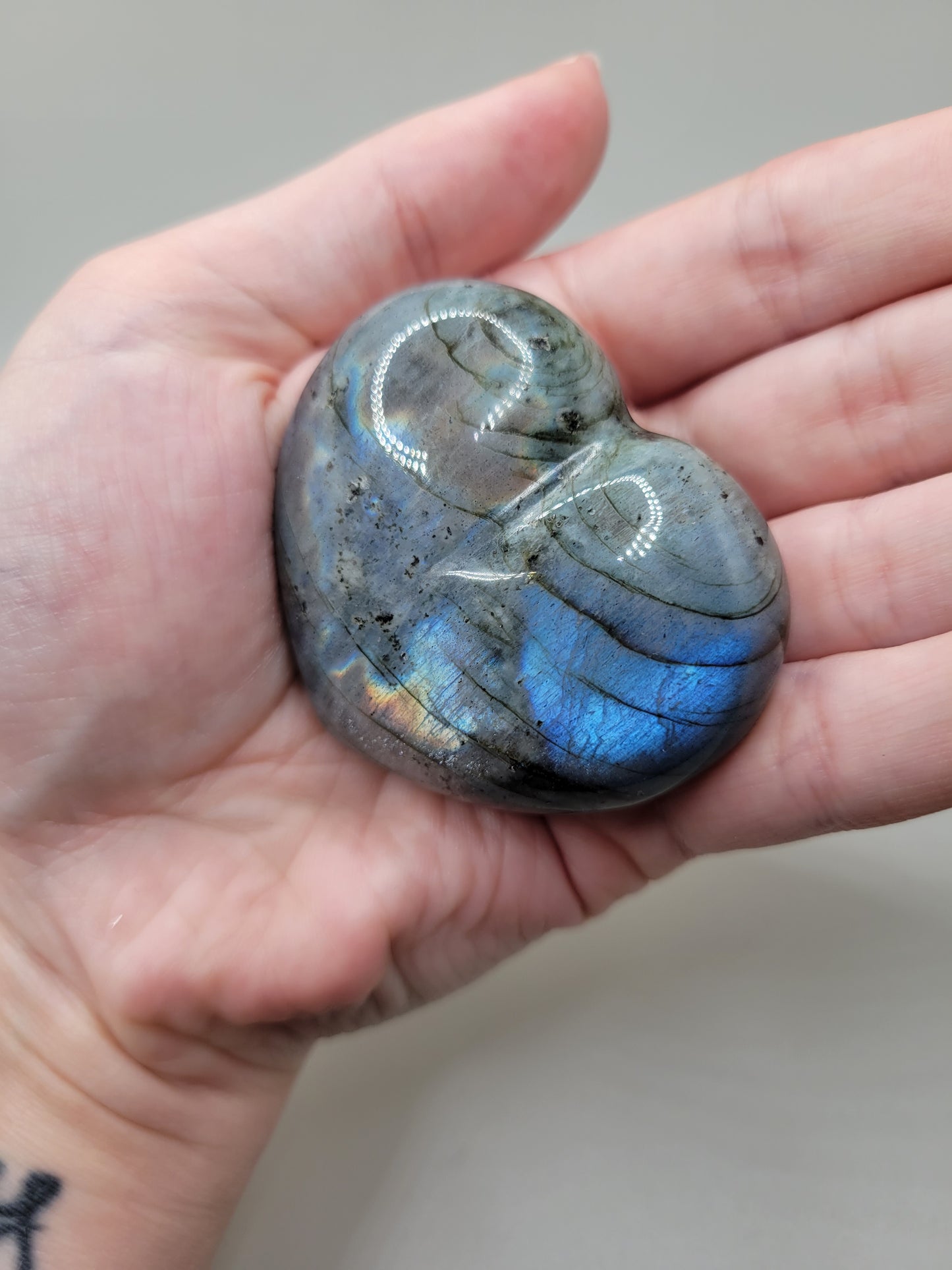 Labradorite Heart B