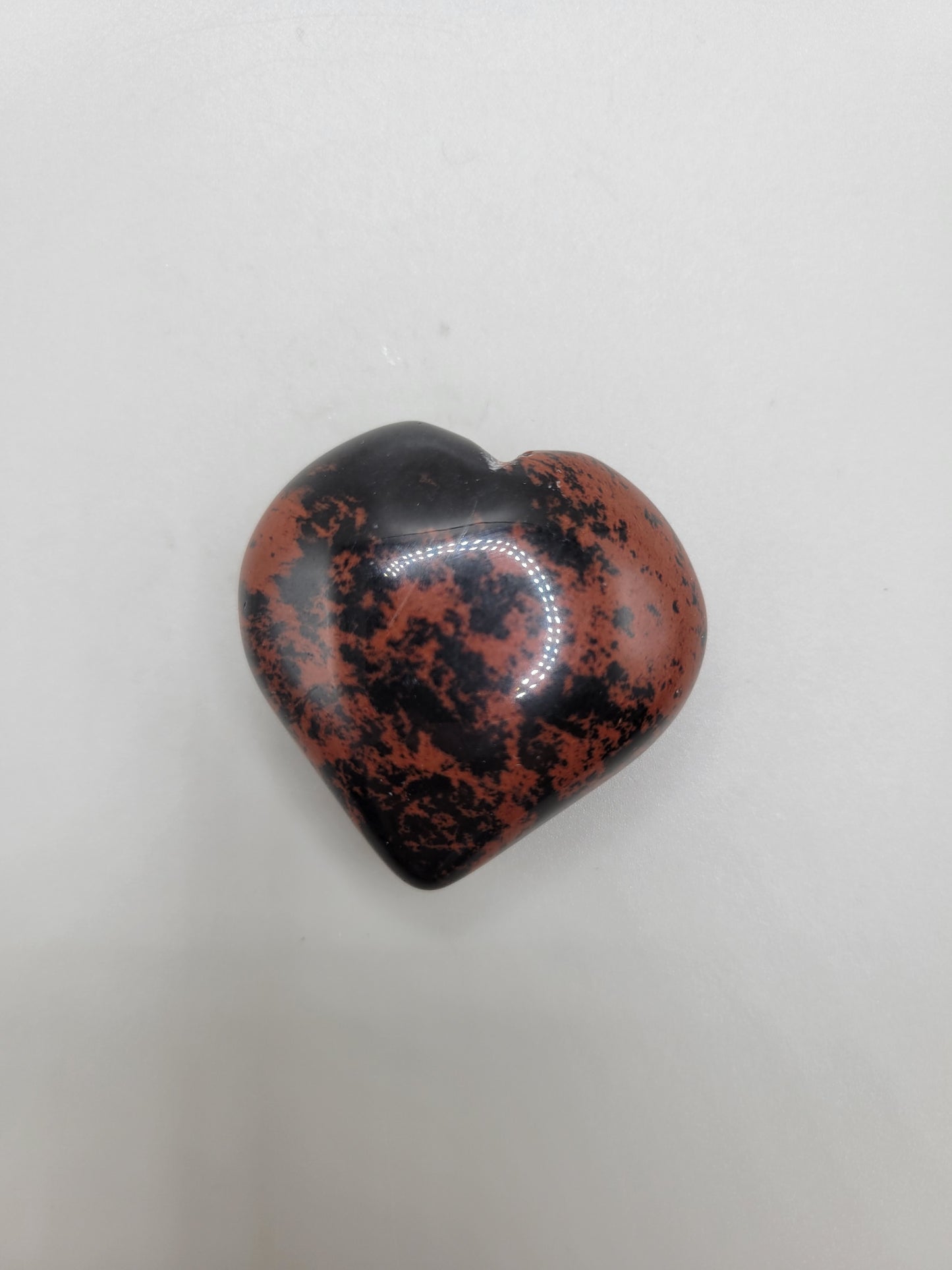 Mahogany Obsidian Heart