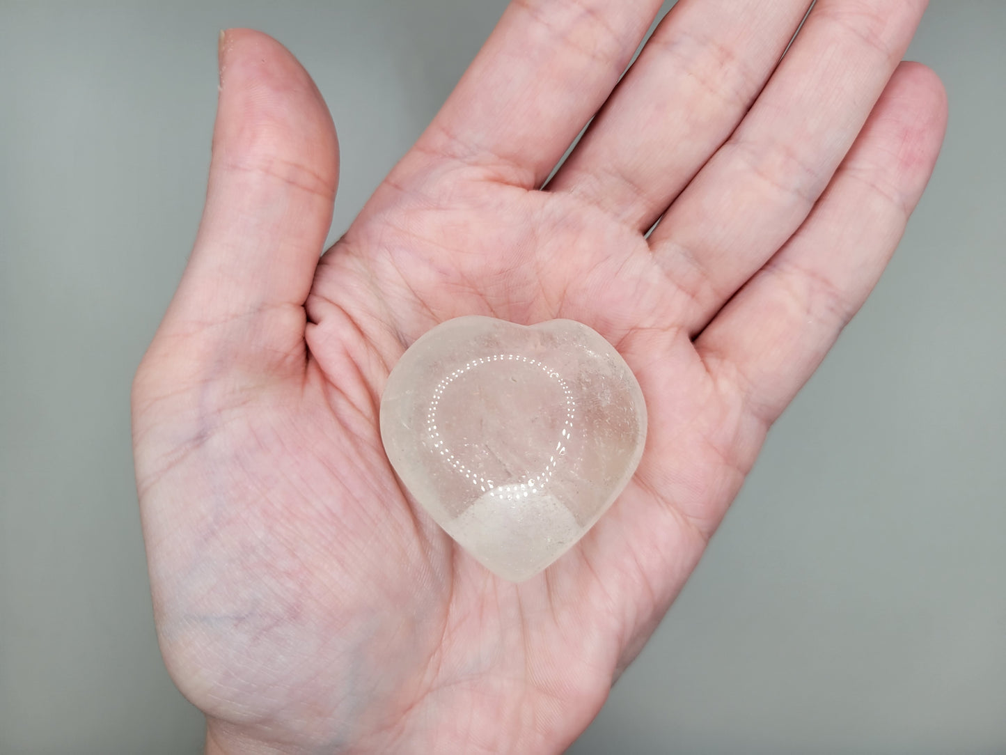 Clear Quartz Heart