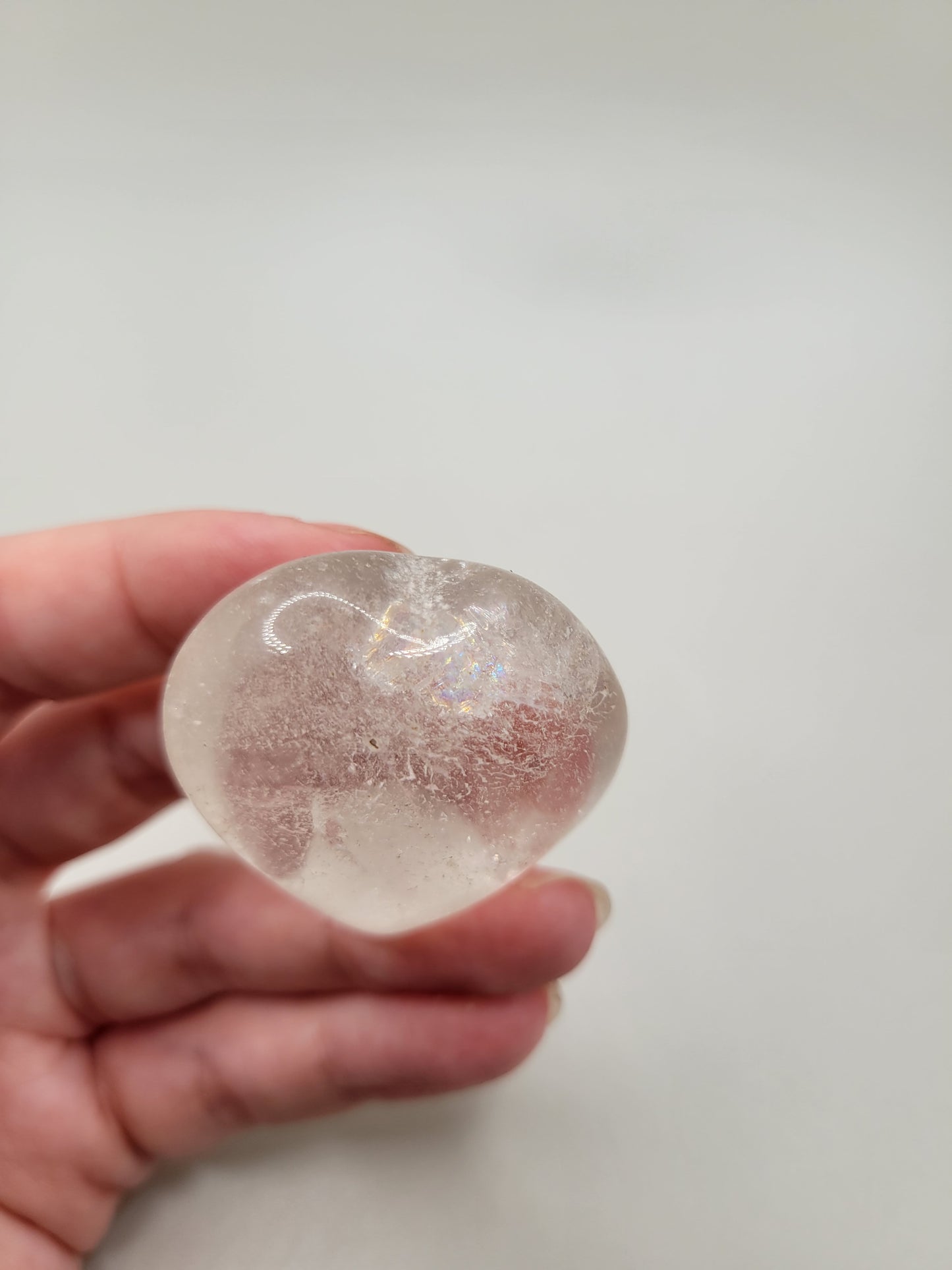 Clear Quartz Heart