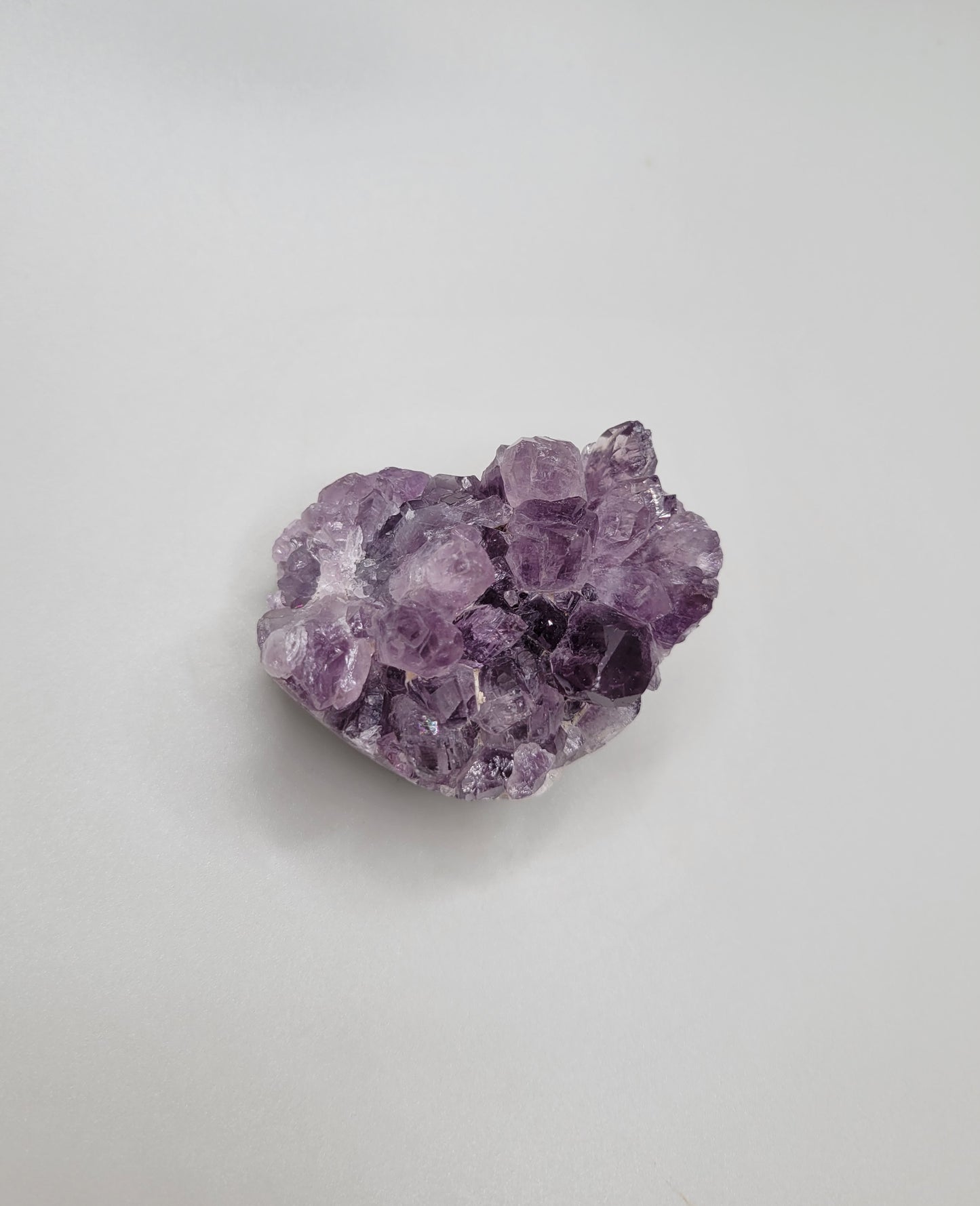 Amethyst Drusy Heart