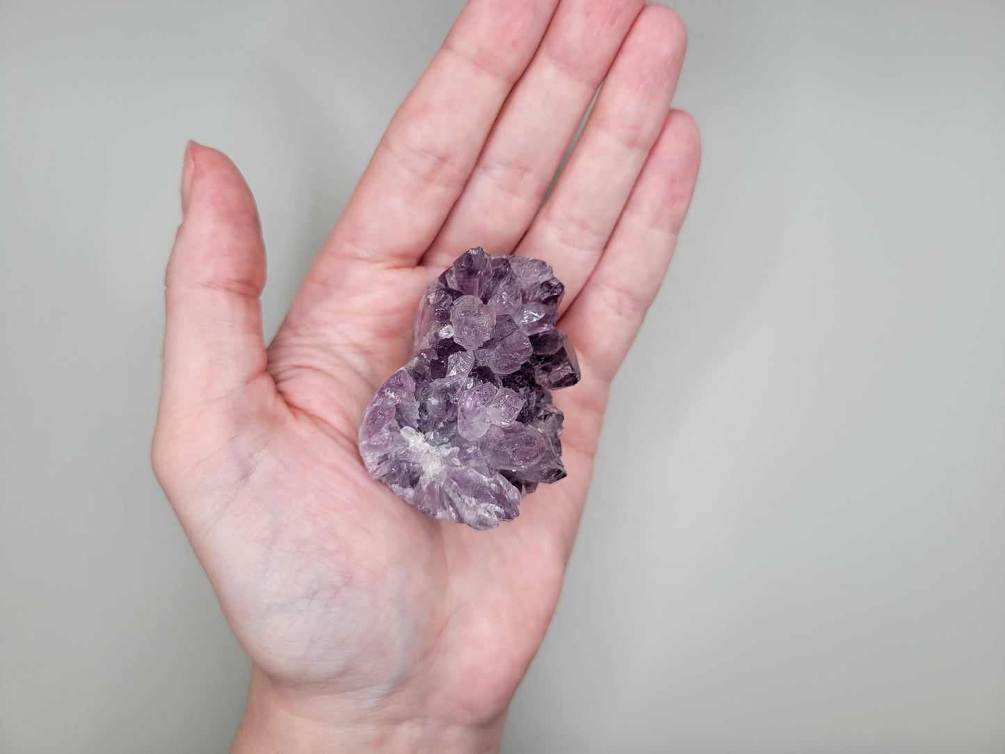 Amethyst Drusy Heart