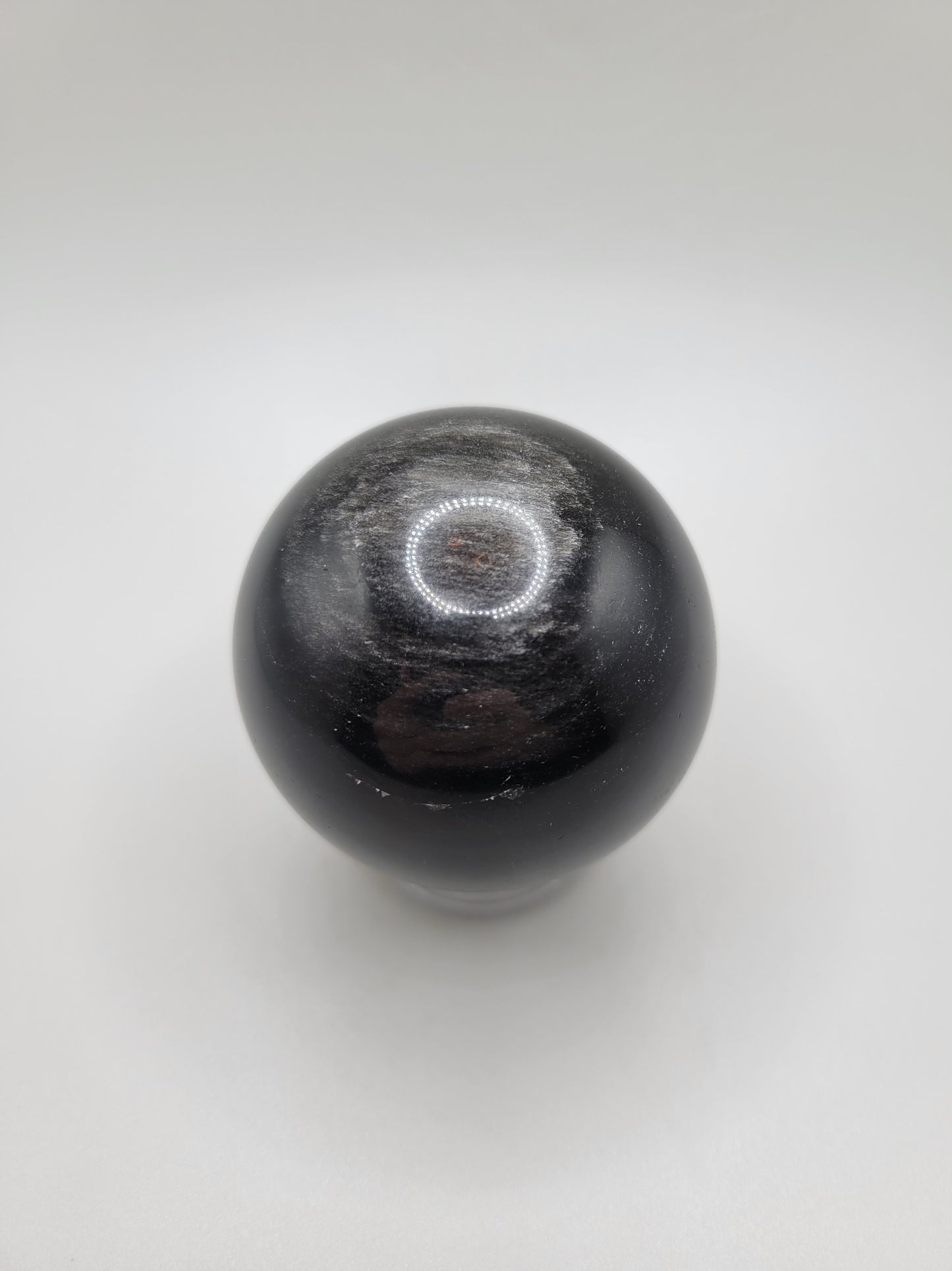 Silver Sheen Obsidian Sphere