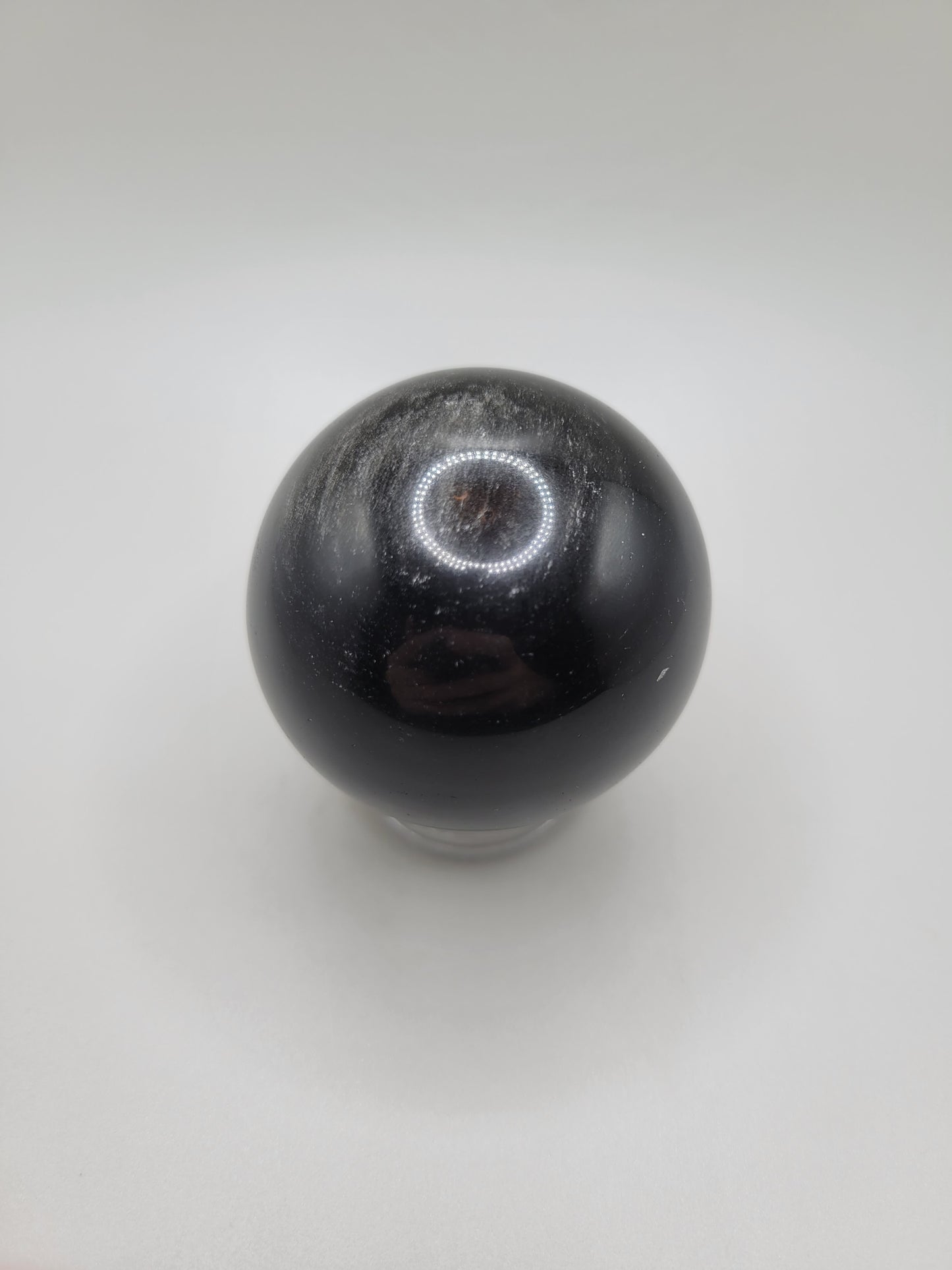 Silver Sheen Obsidian Sphere