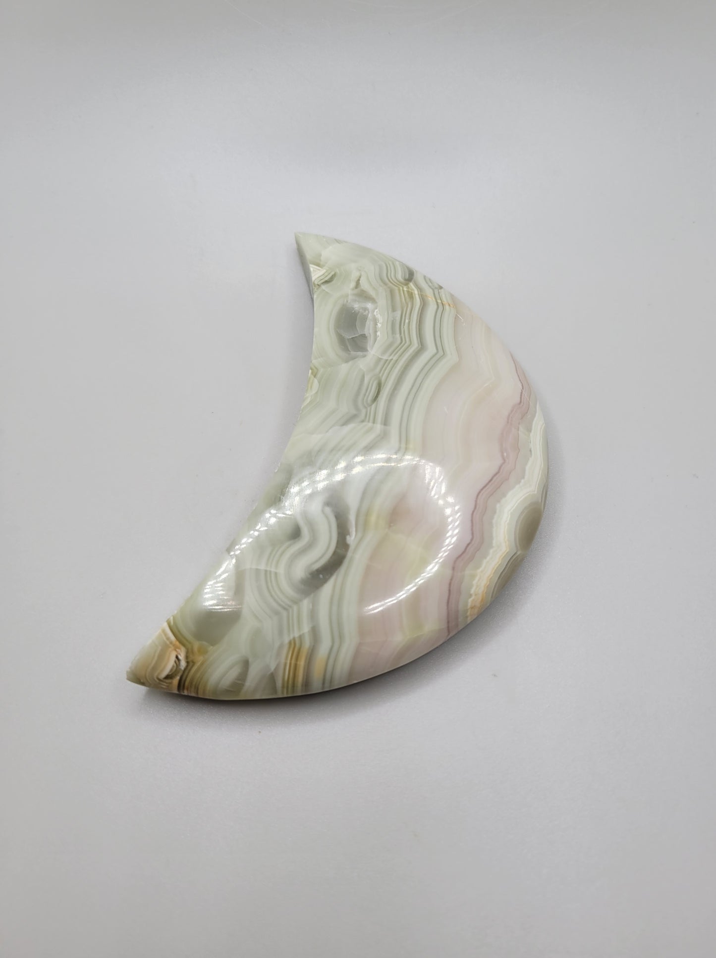 Green Banded Onyx Moon