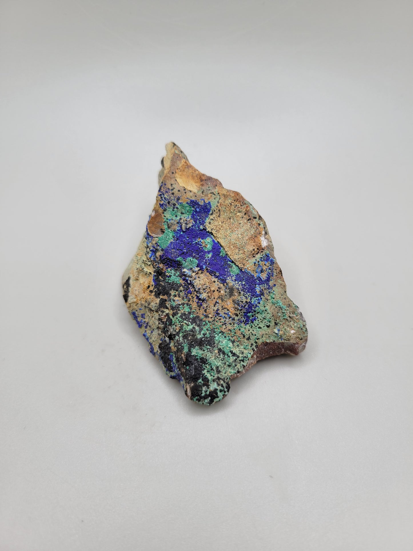 Azurite on Matrix Freeform
