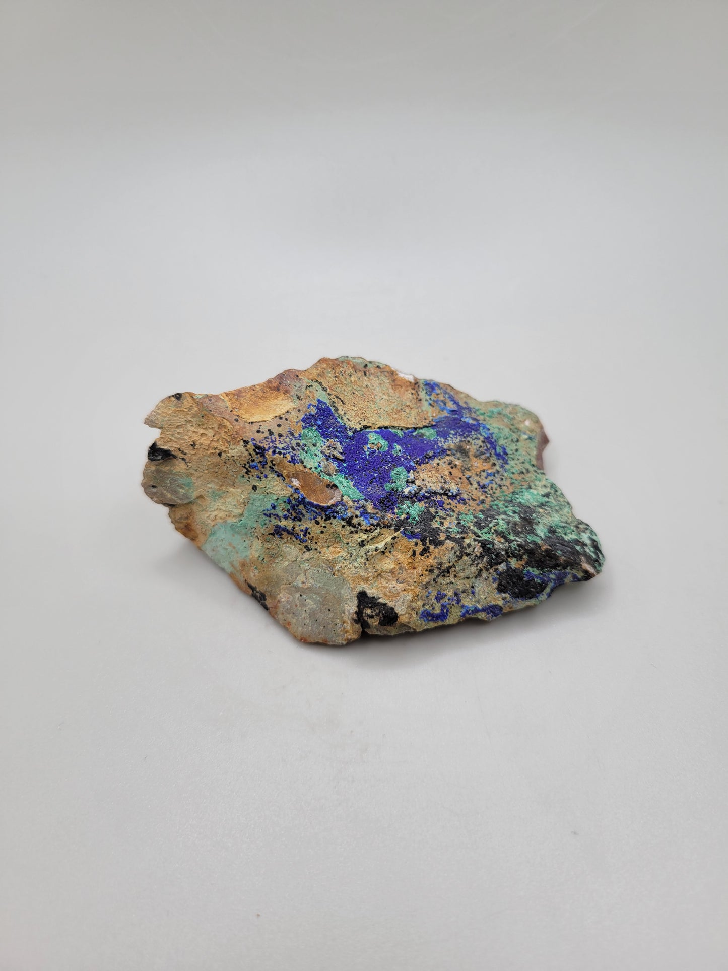 Azurite on Matrix Freeform