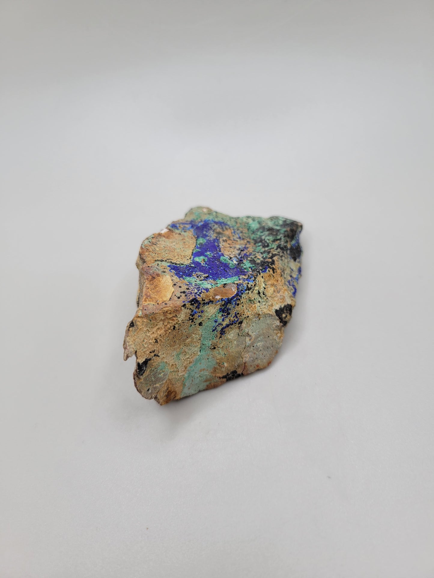 Azurite on Matrix Freeform