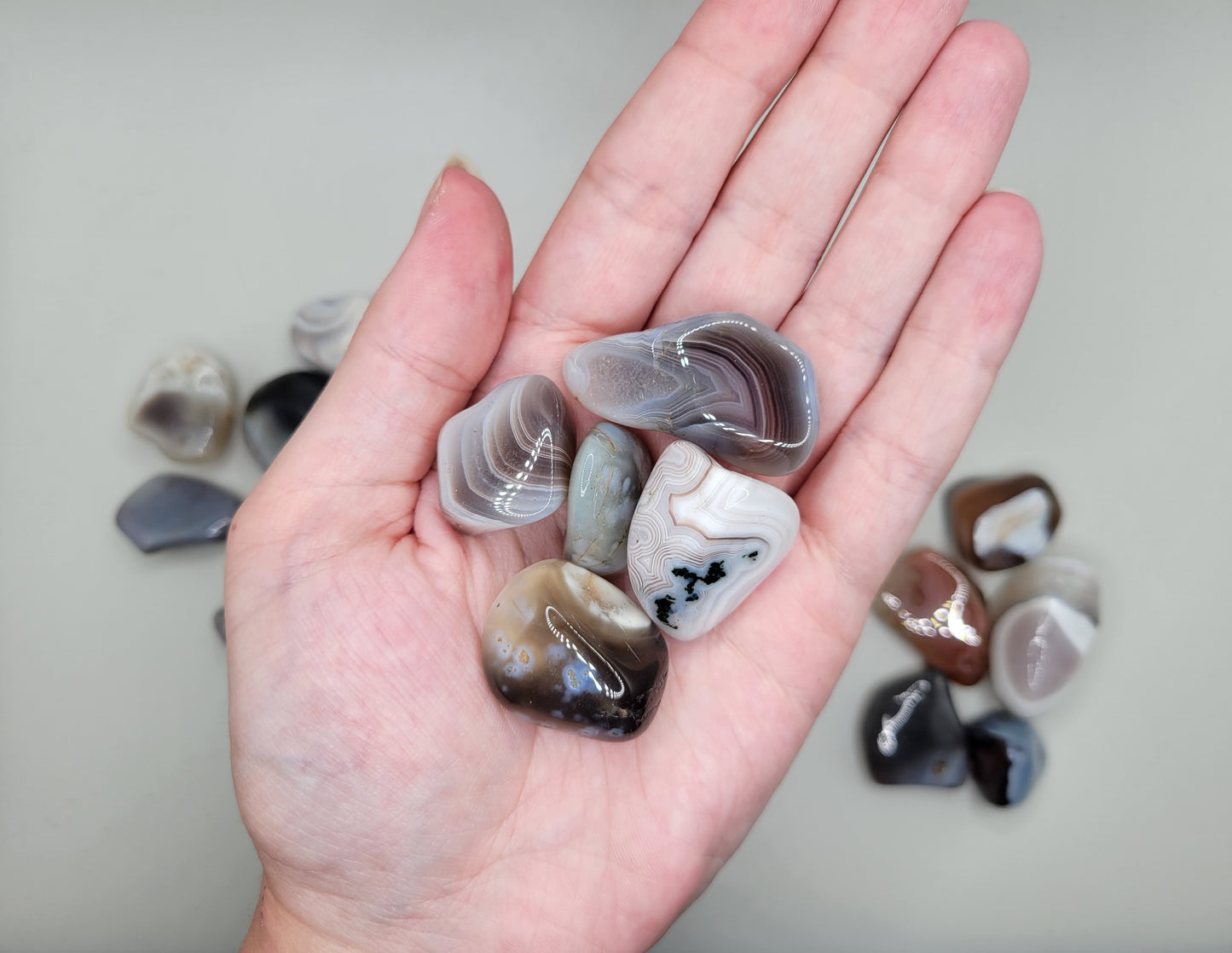Tumbled Botswana Agates