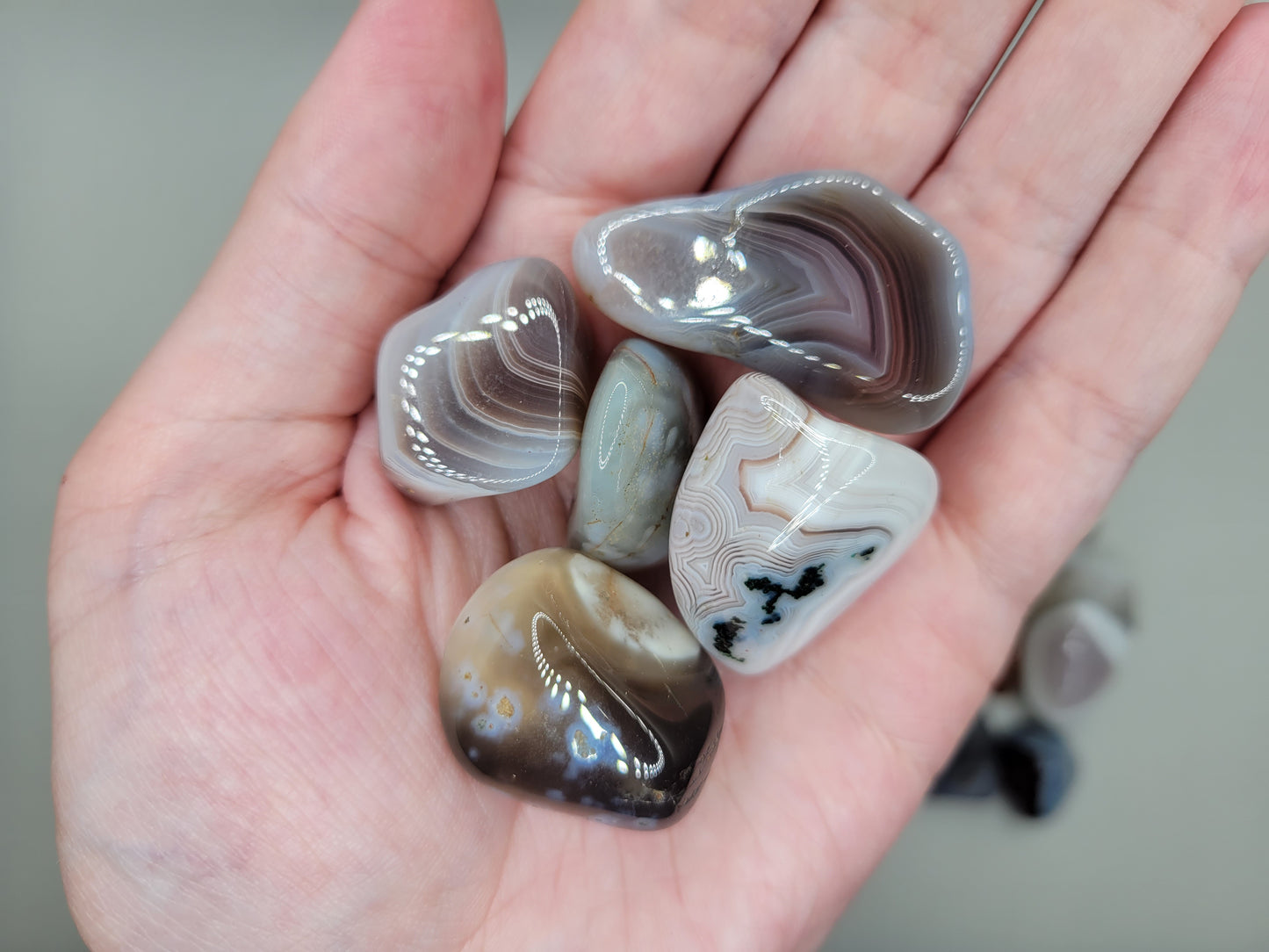 Tumbled Botswana Agates