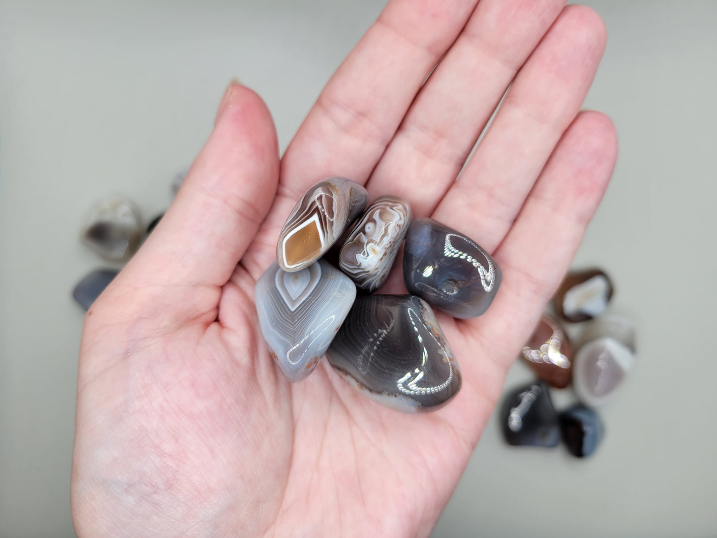 Tumbled Botswana Agates