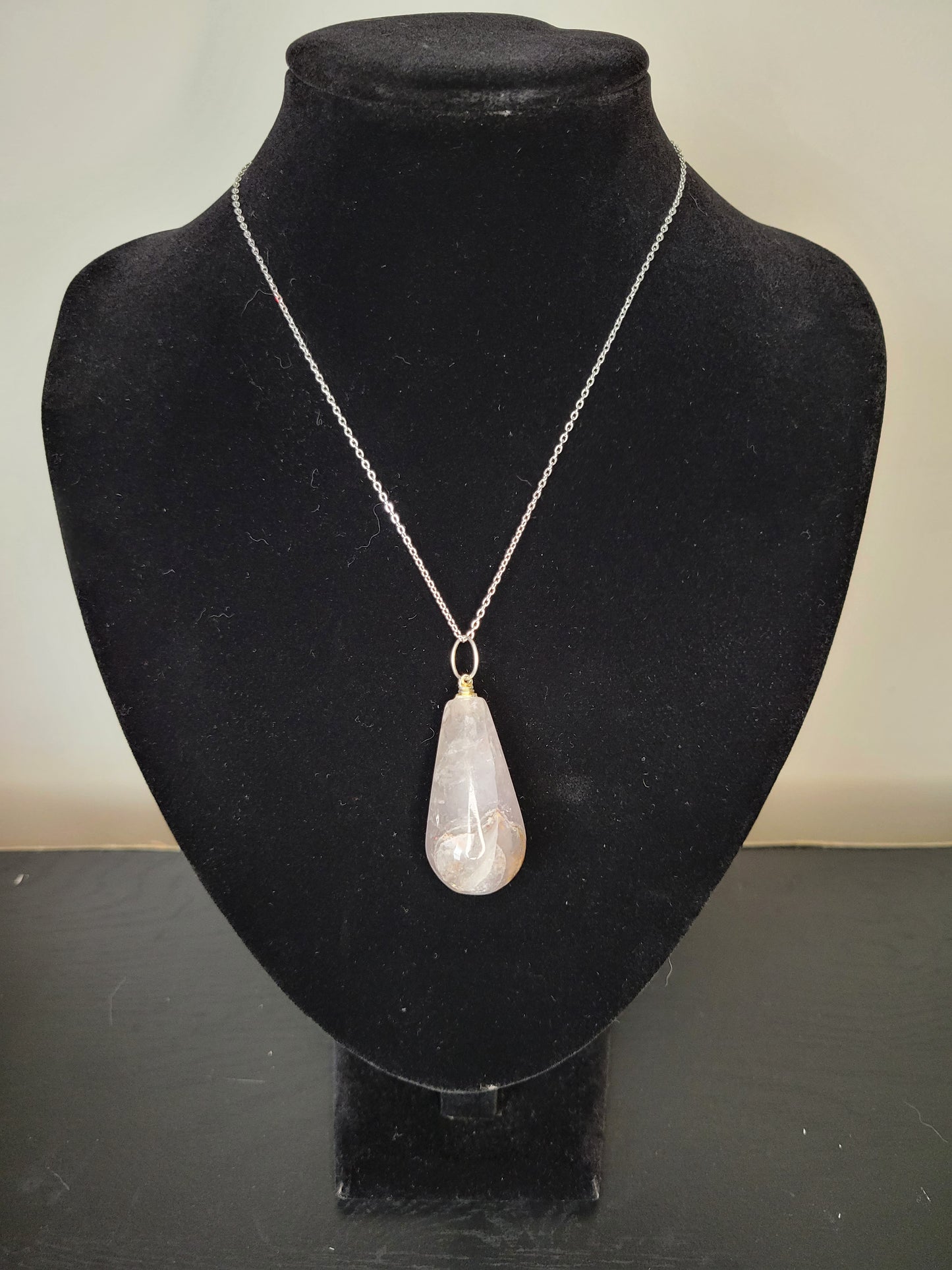 Smoky Quartz Pendant and Chain Set