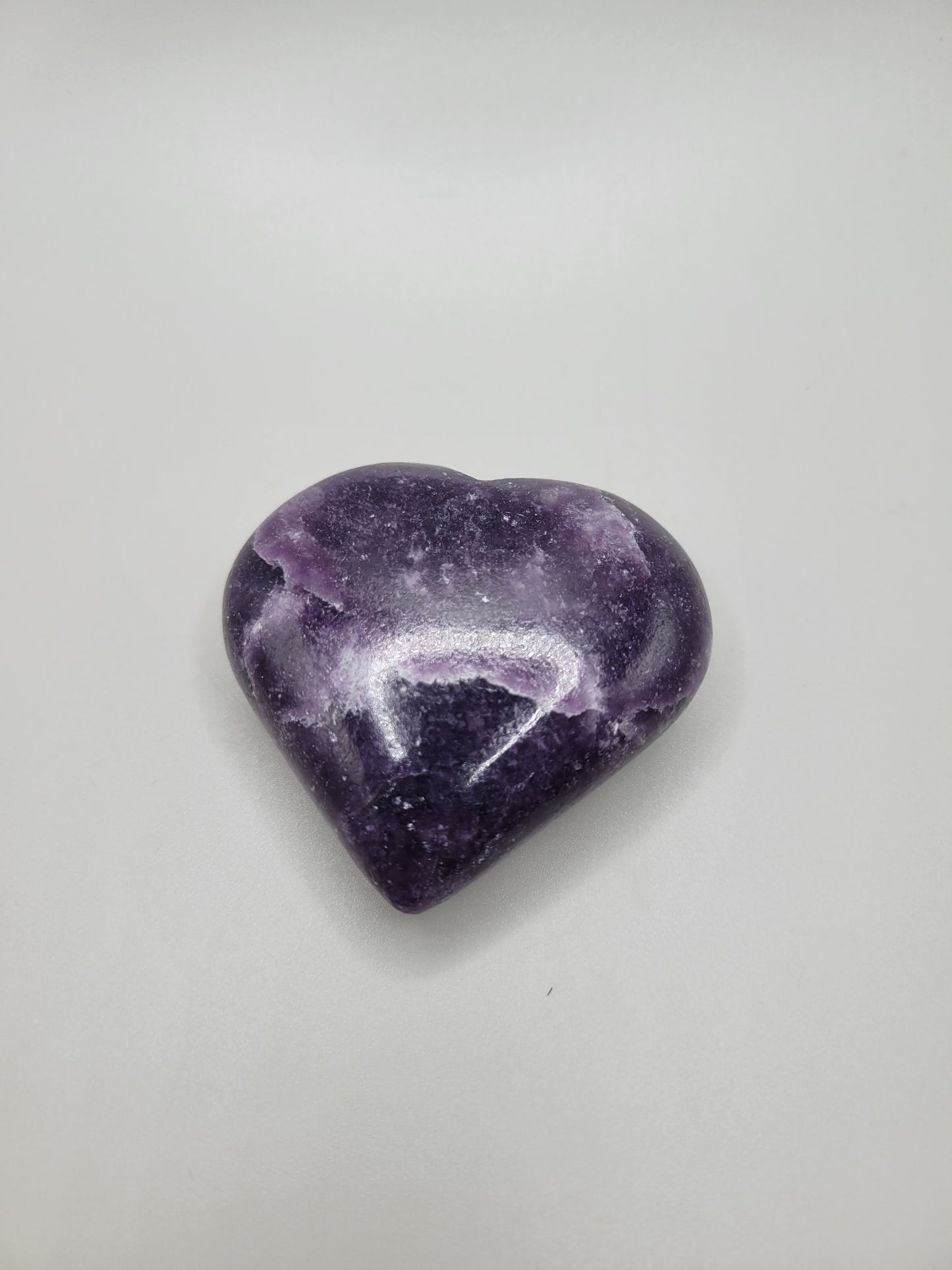 Lepidolite Heart