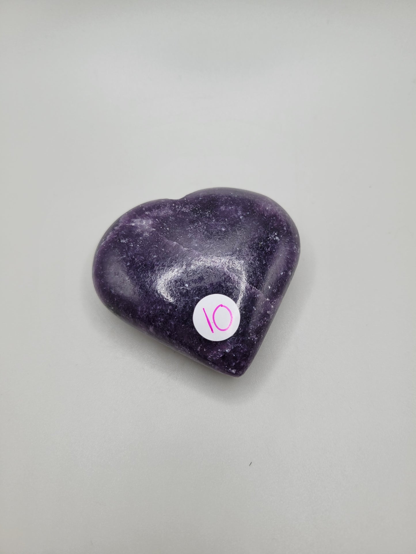 Lepidolite Heart