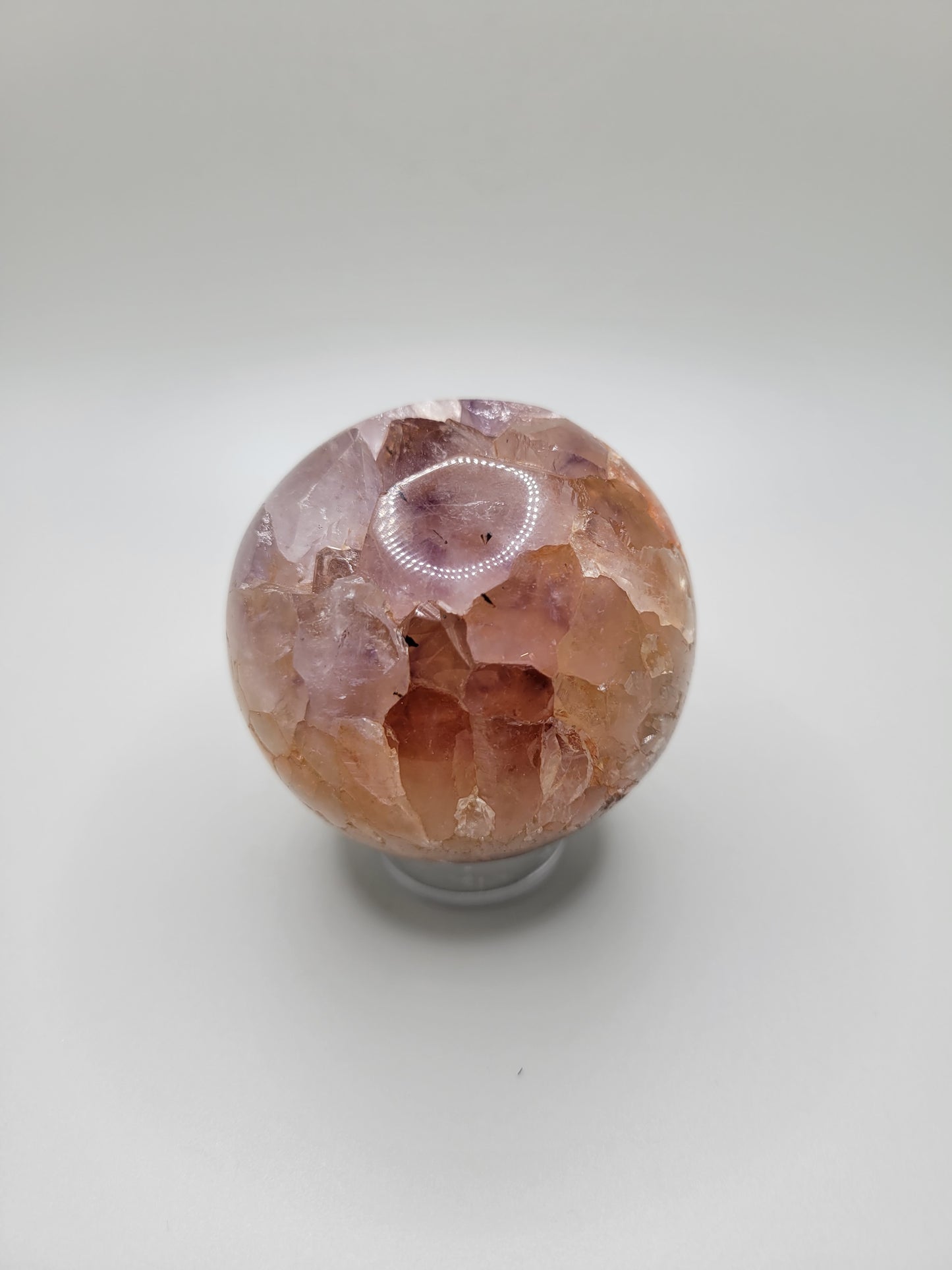 Amethyst Golden Healer Sphere