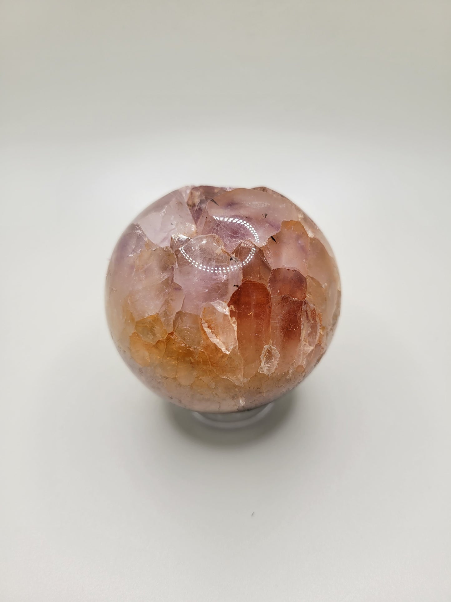 Amethyst Golden Healer Sphere