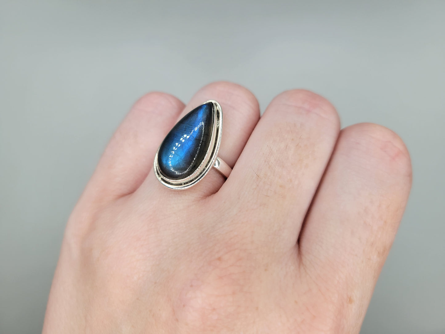 Labradorite Ring - Sterling Silver