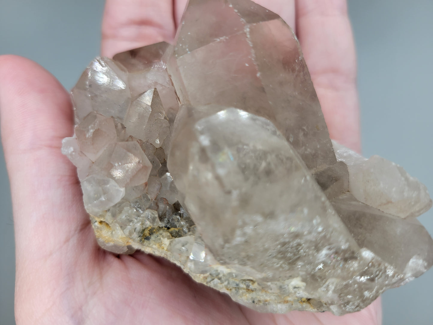 Smoky Quartz Cluster