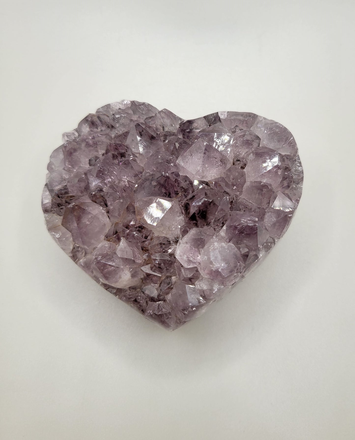 Amethyst Drusy Heart