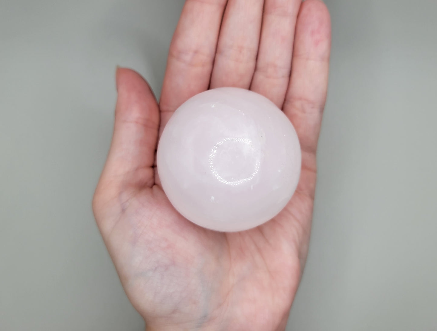 Pink Mangano Calcite Sphere