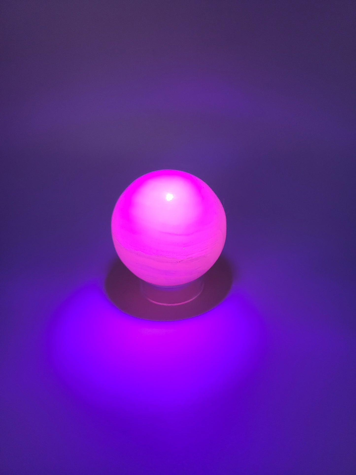 Pink Mangano Calcite Sphere