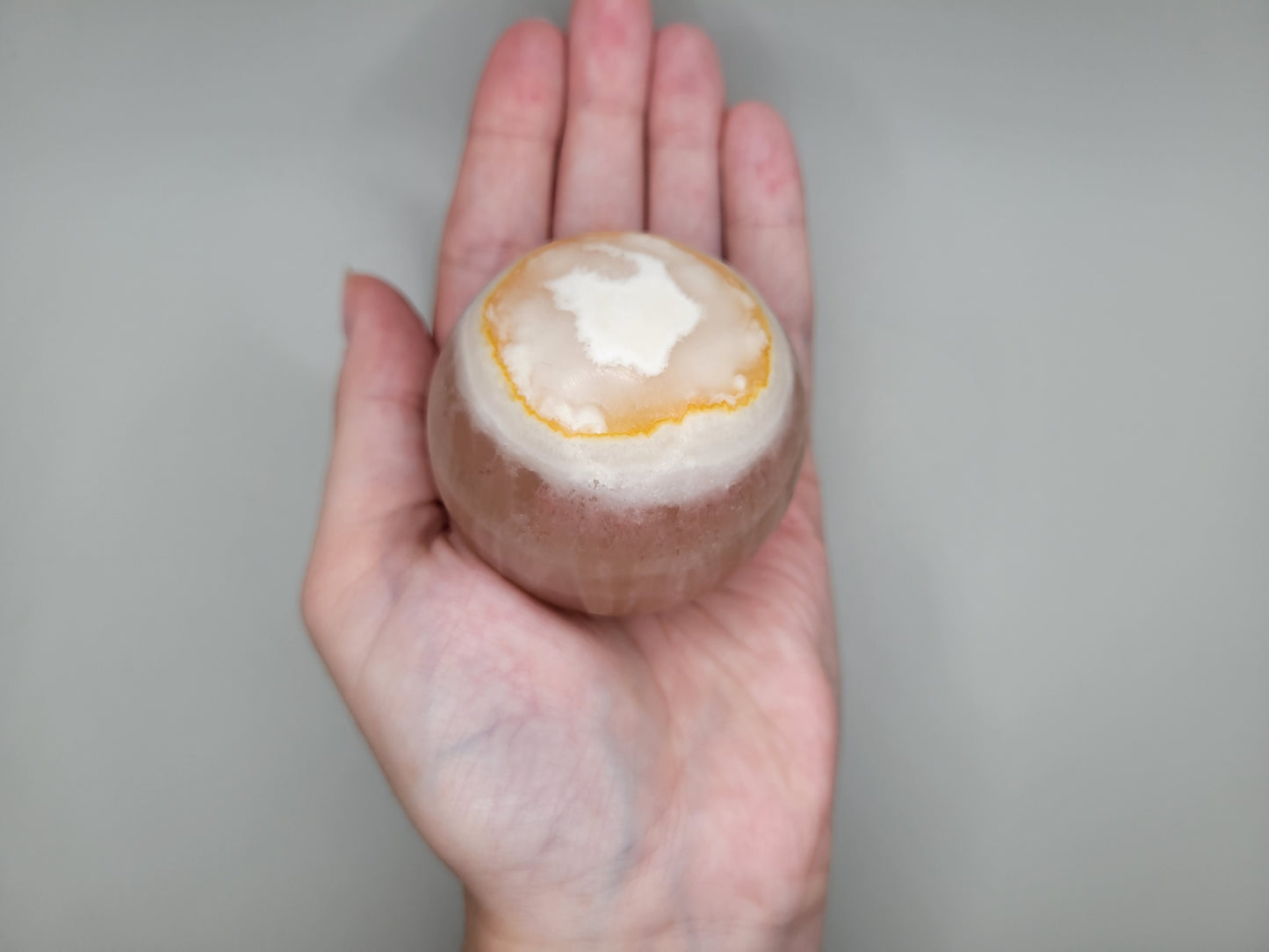 Orange Calcite Sphere