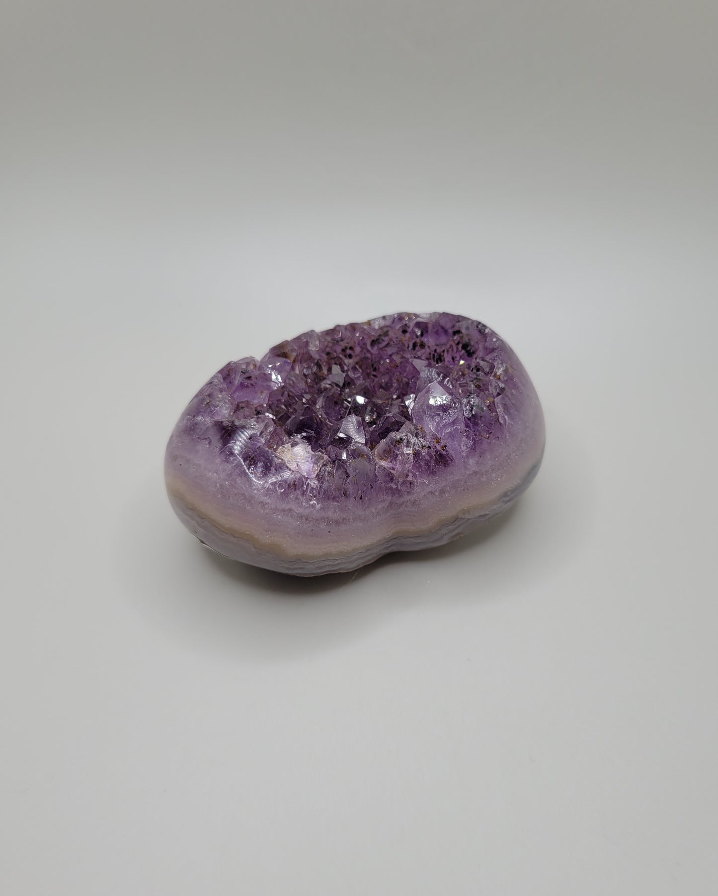Amethyst Drusy Heart