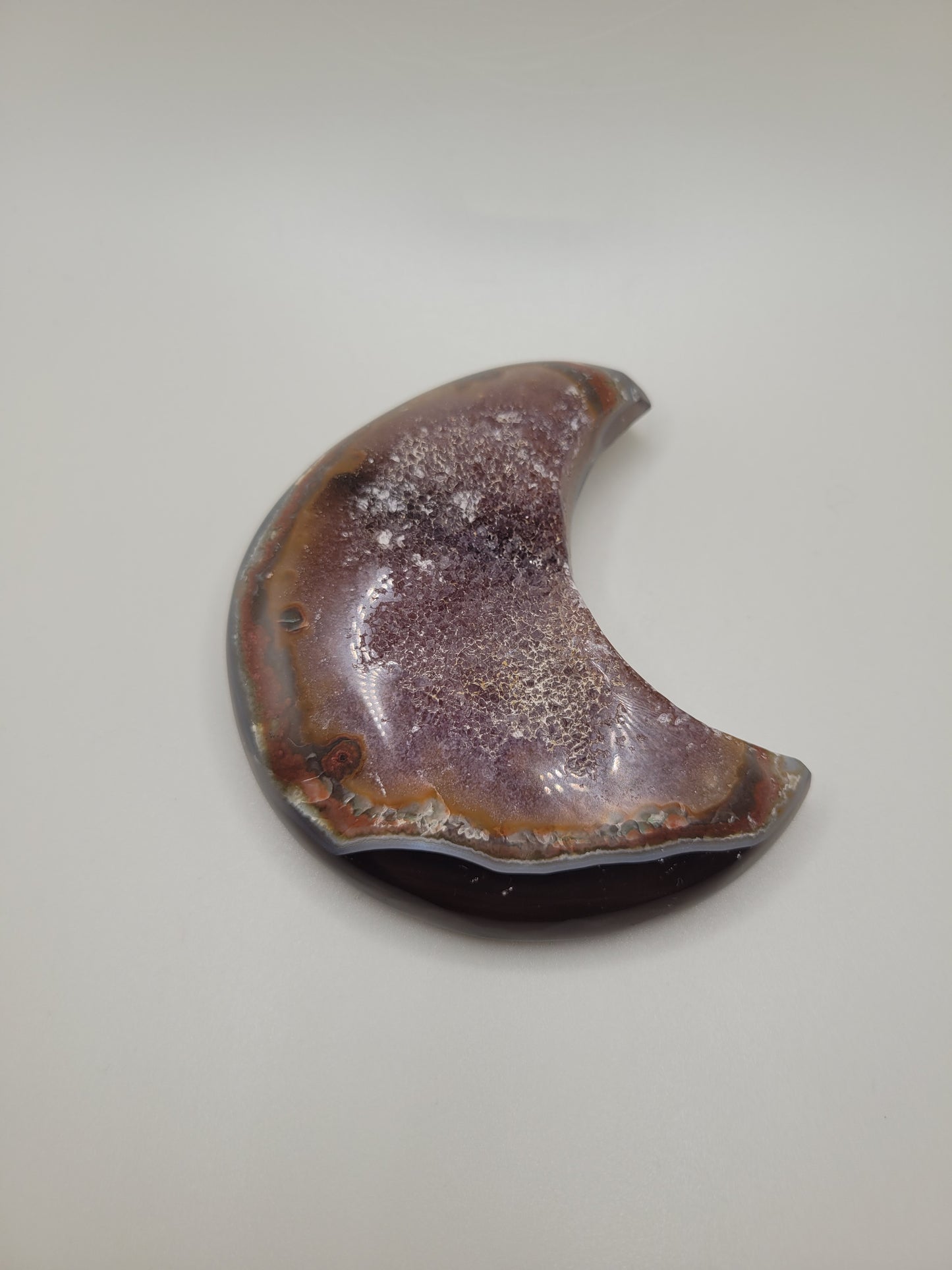 Agate Drusy Moon