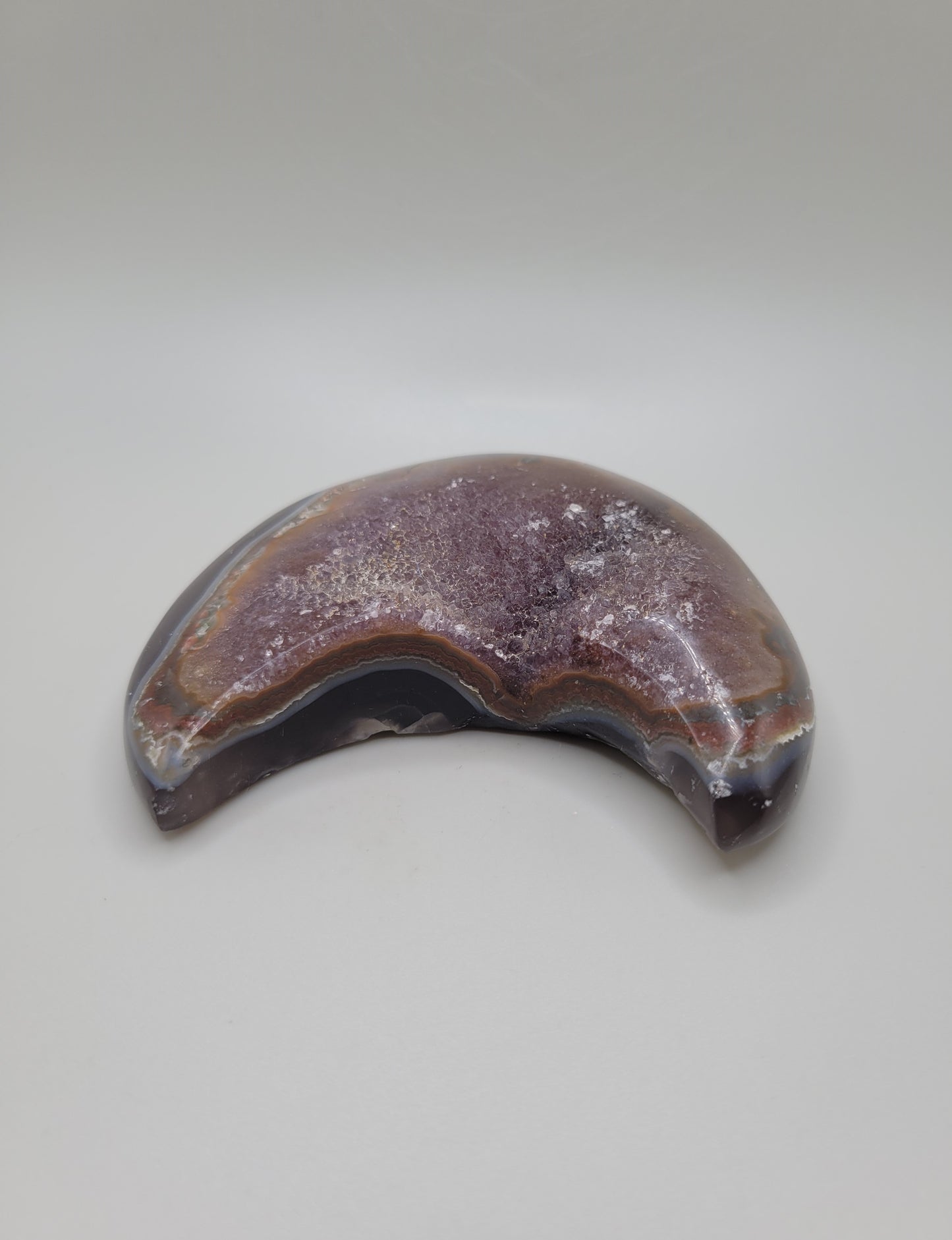 Agate Drusy Moon