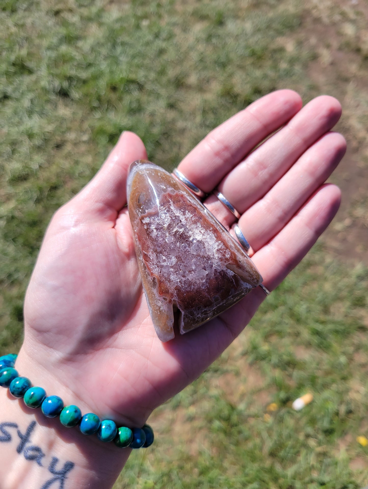 Agate Drusy Arrowhead
