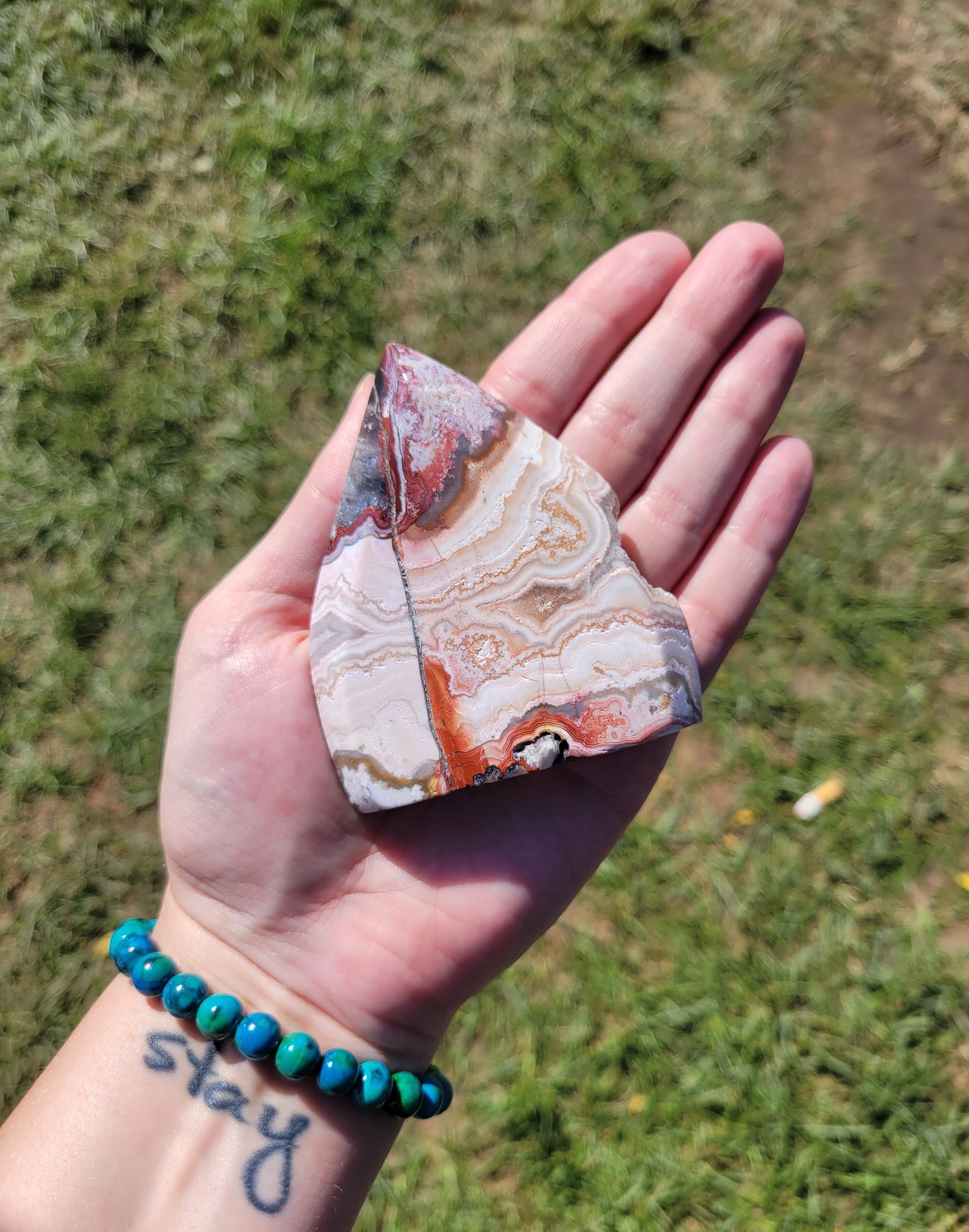 Mexican Crazy Lace Agate Flame
