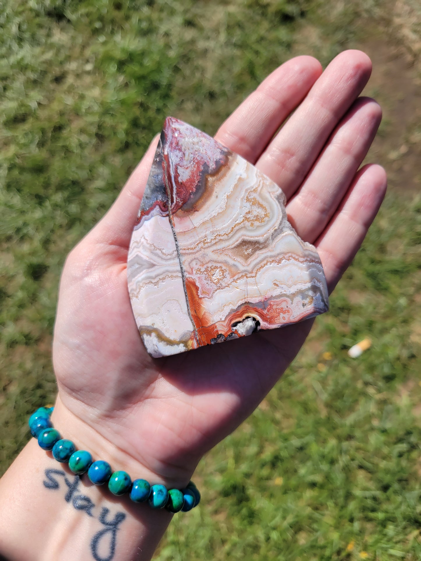 Mexican Crazy Lace Agate Flame
