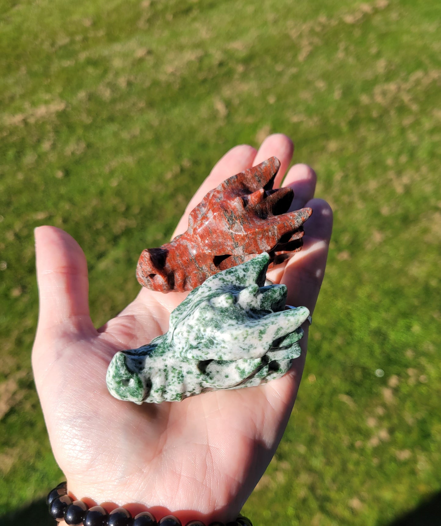 Dragon Head Carvings
