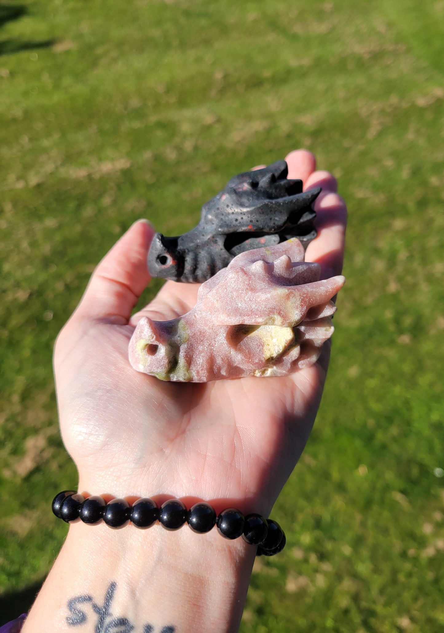 Dragon Head Carvings