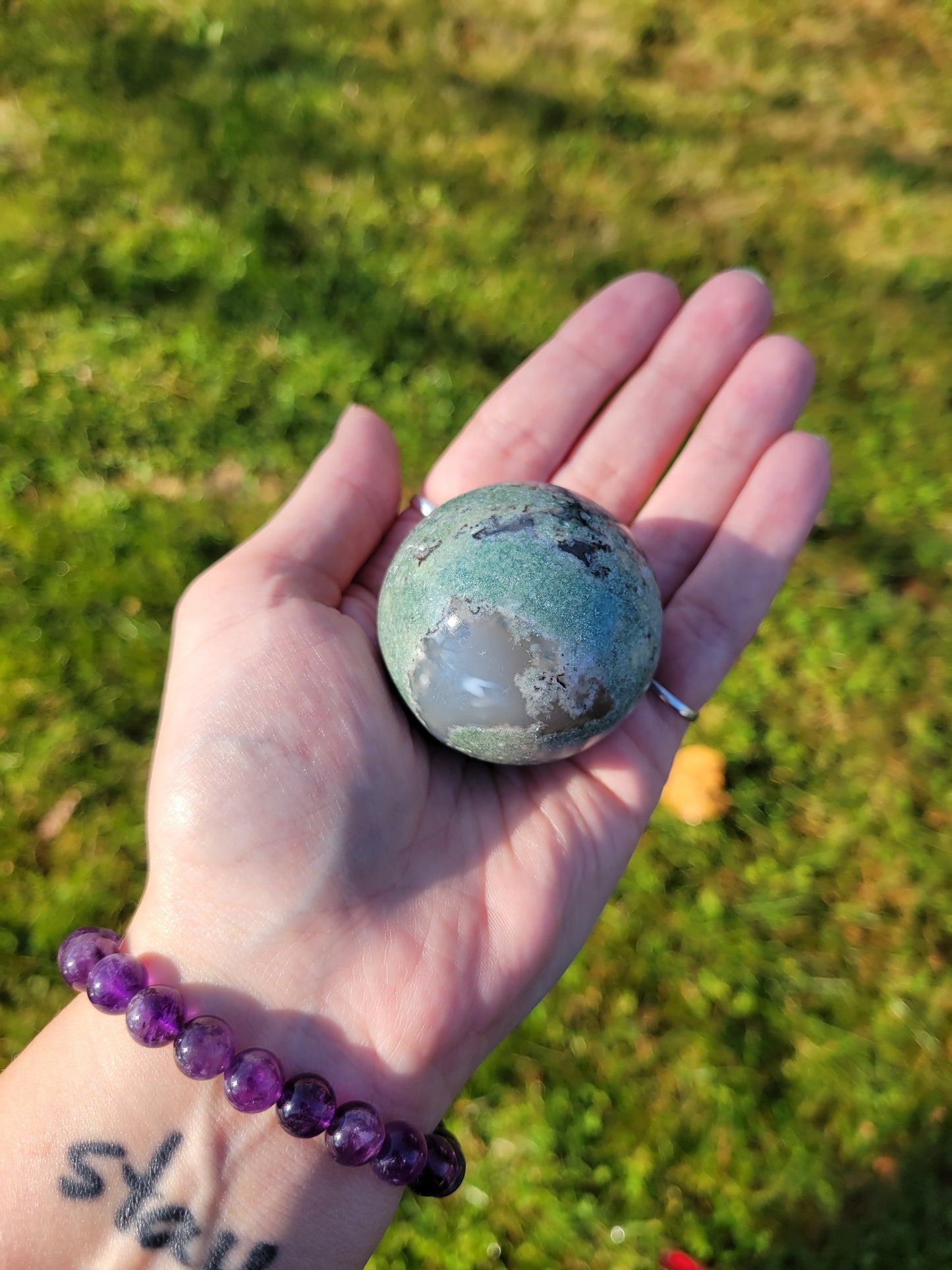 Moss Agate Sphere