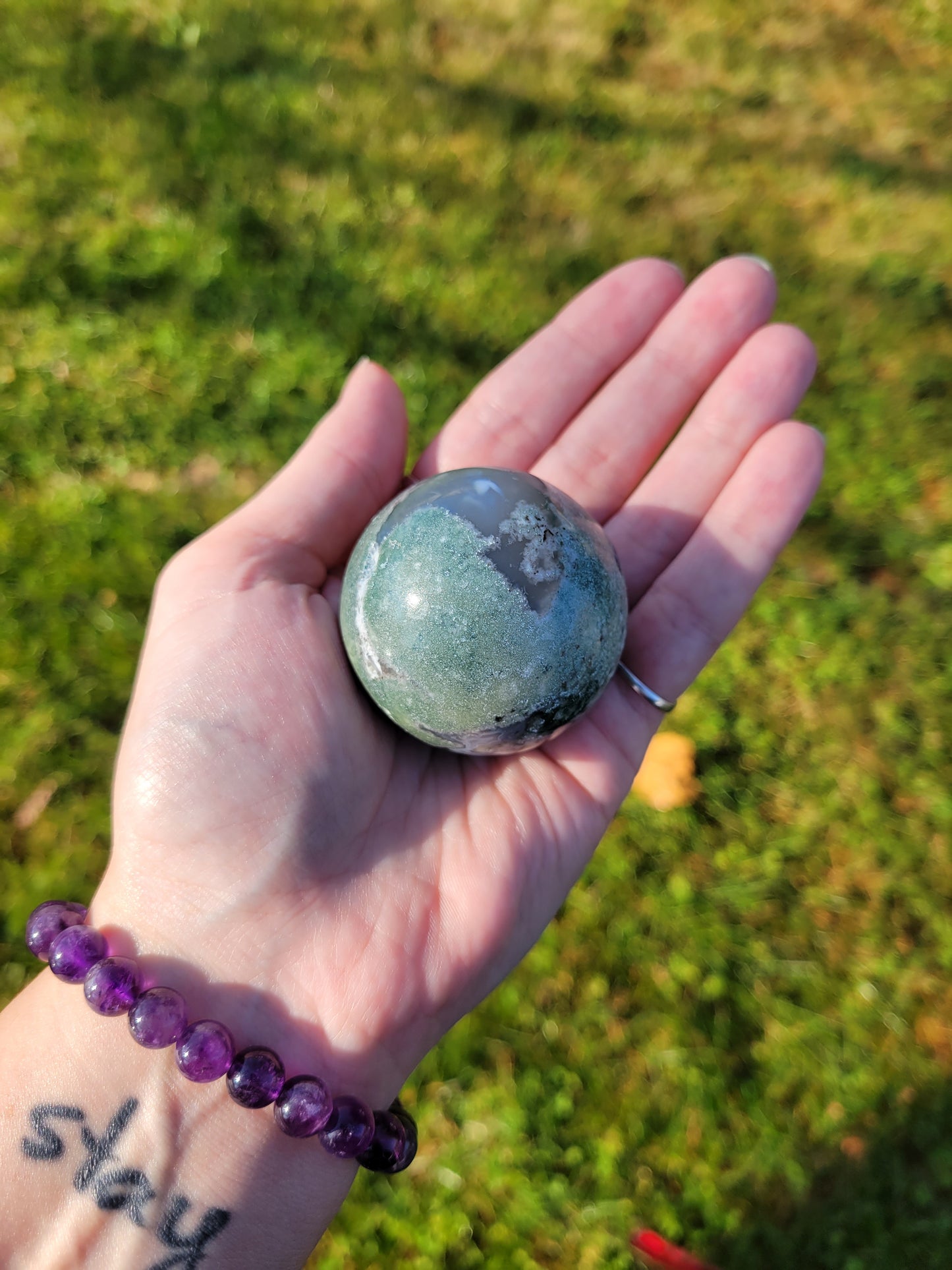 Moss Agate Sphere