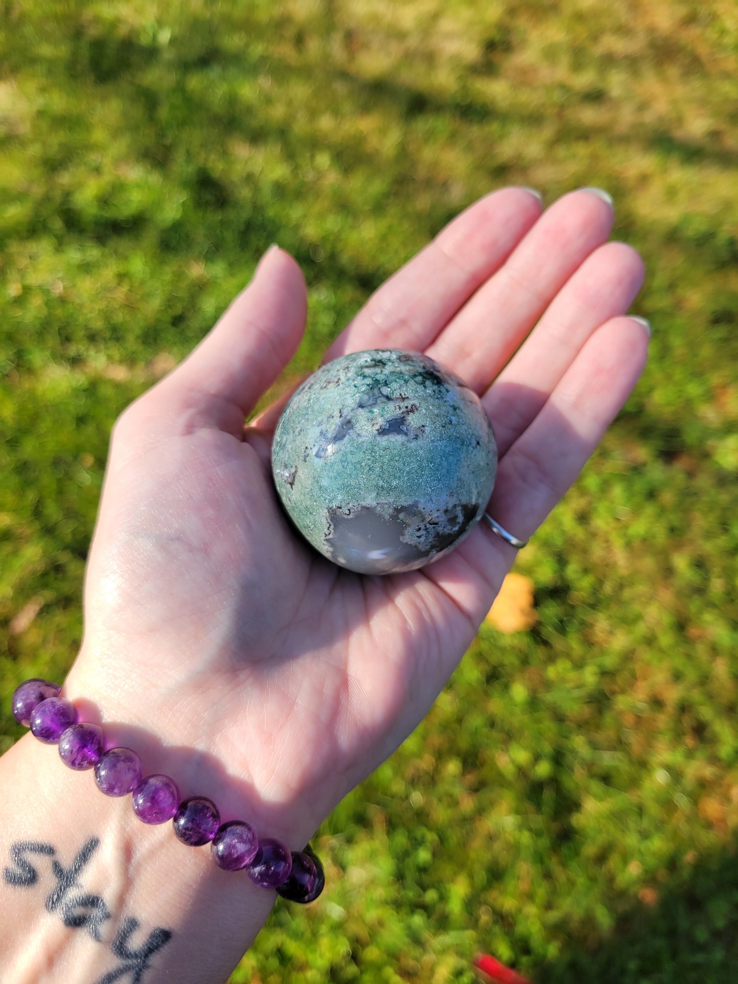 Moss Agate Sphere