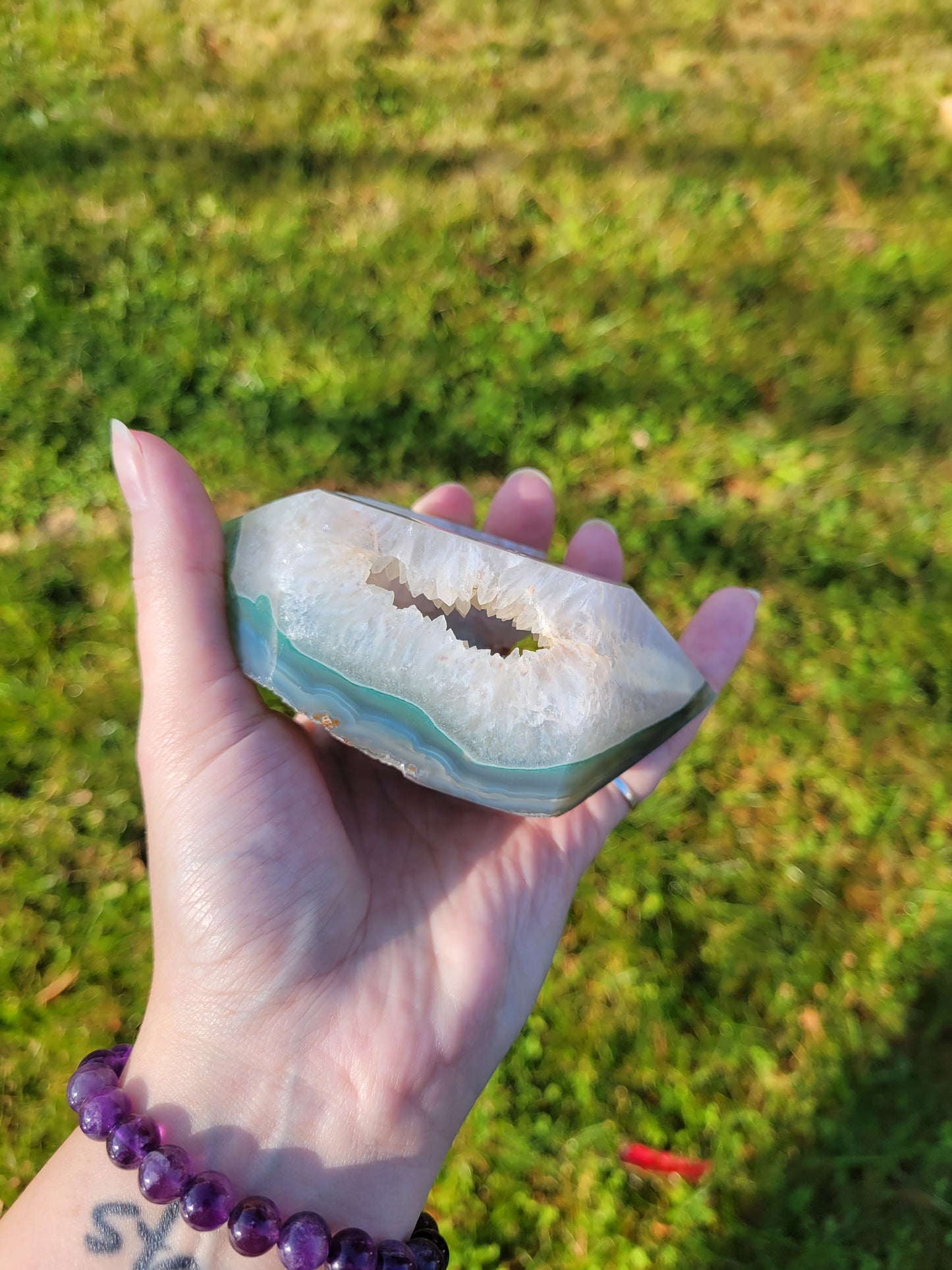 Double Terminated Agate Point