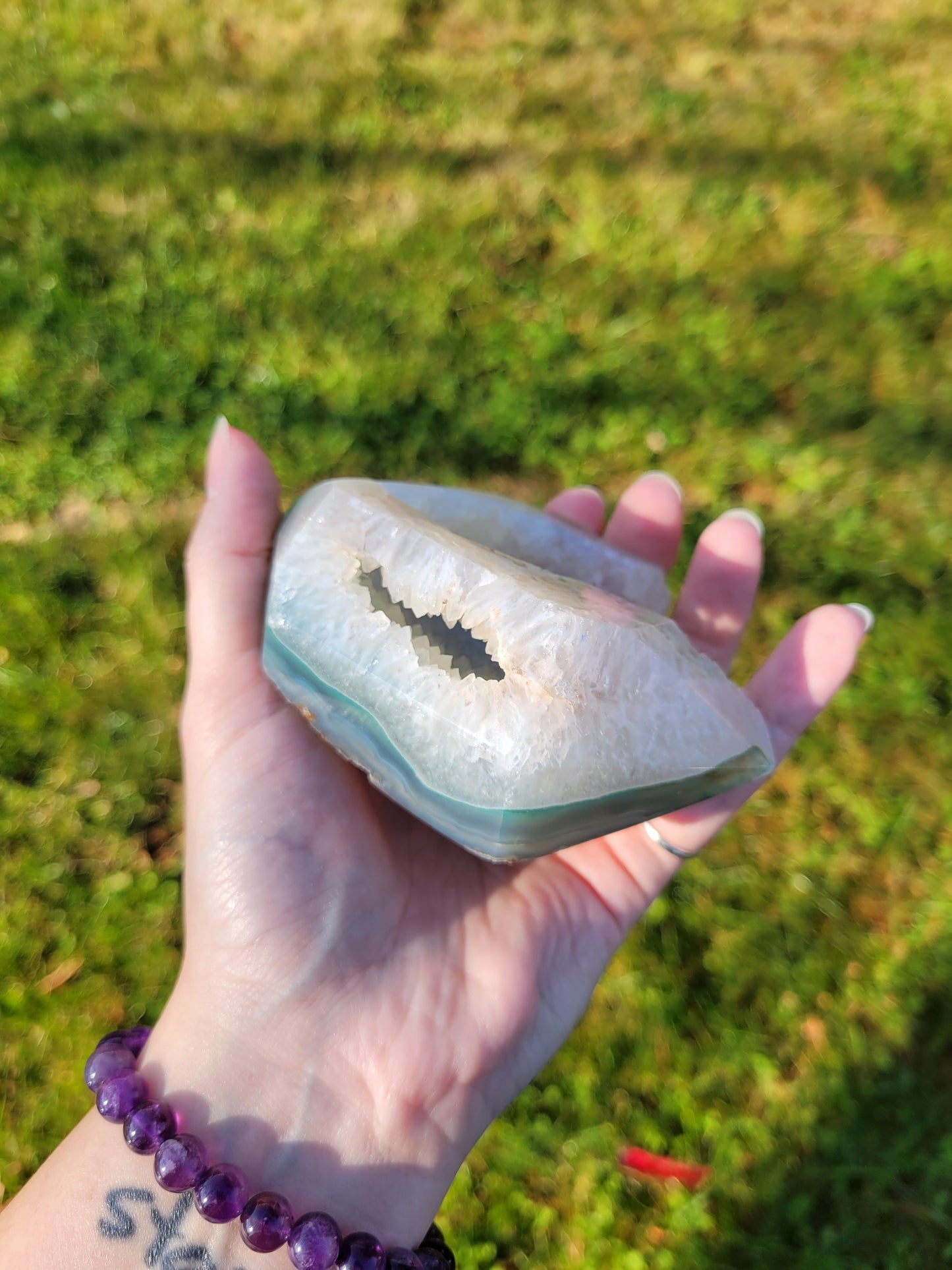 Double Terminated Agate Point