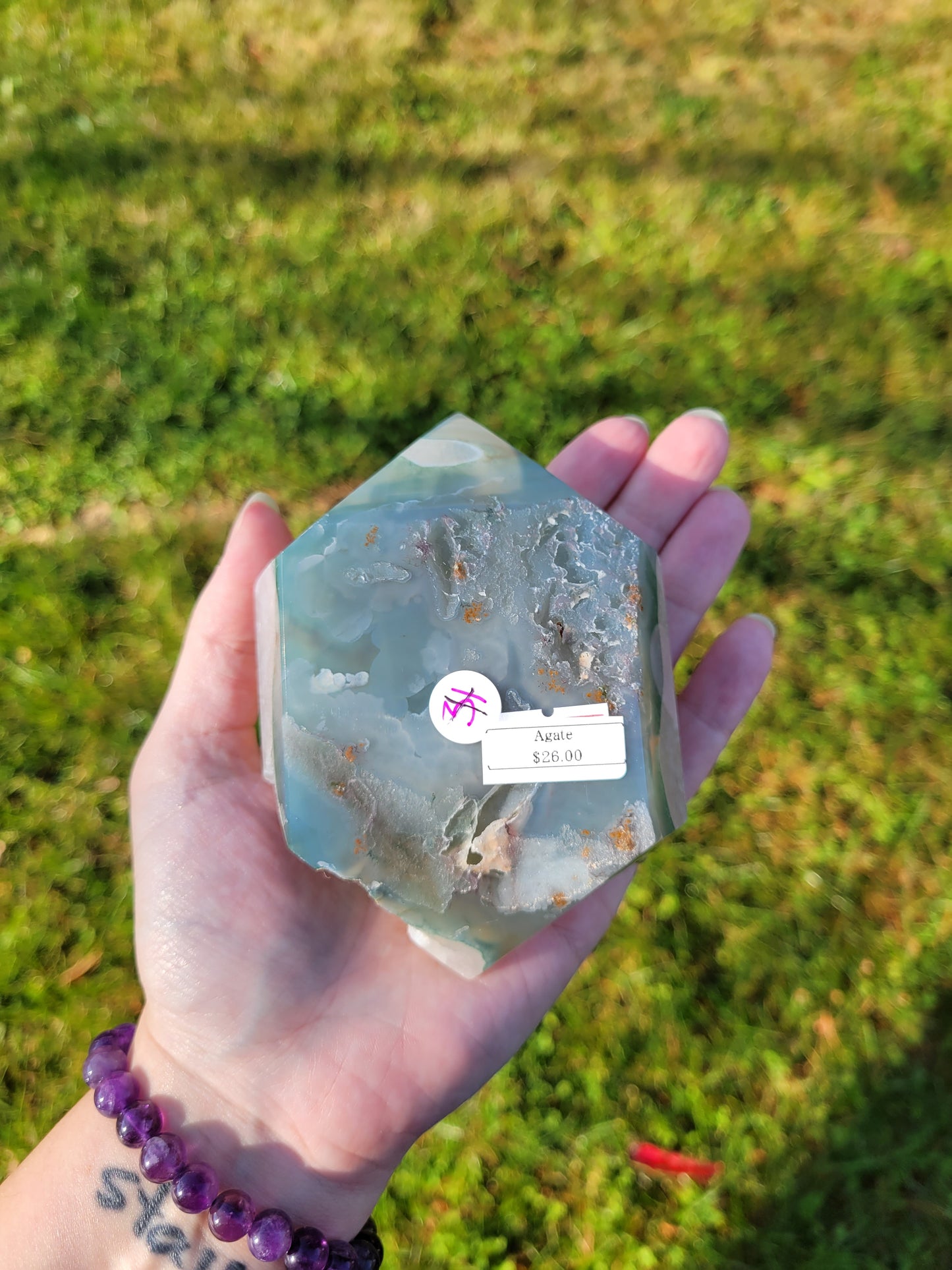 Double Terminated Agate Point