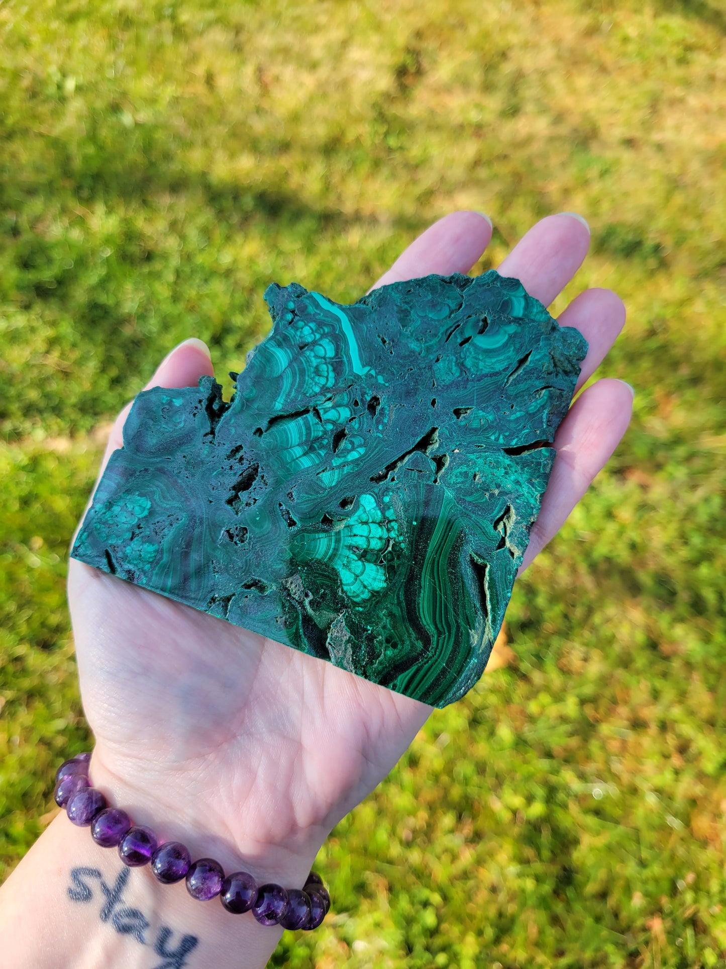 Malachite Slab