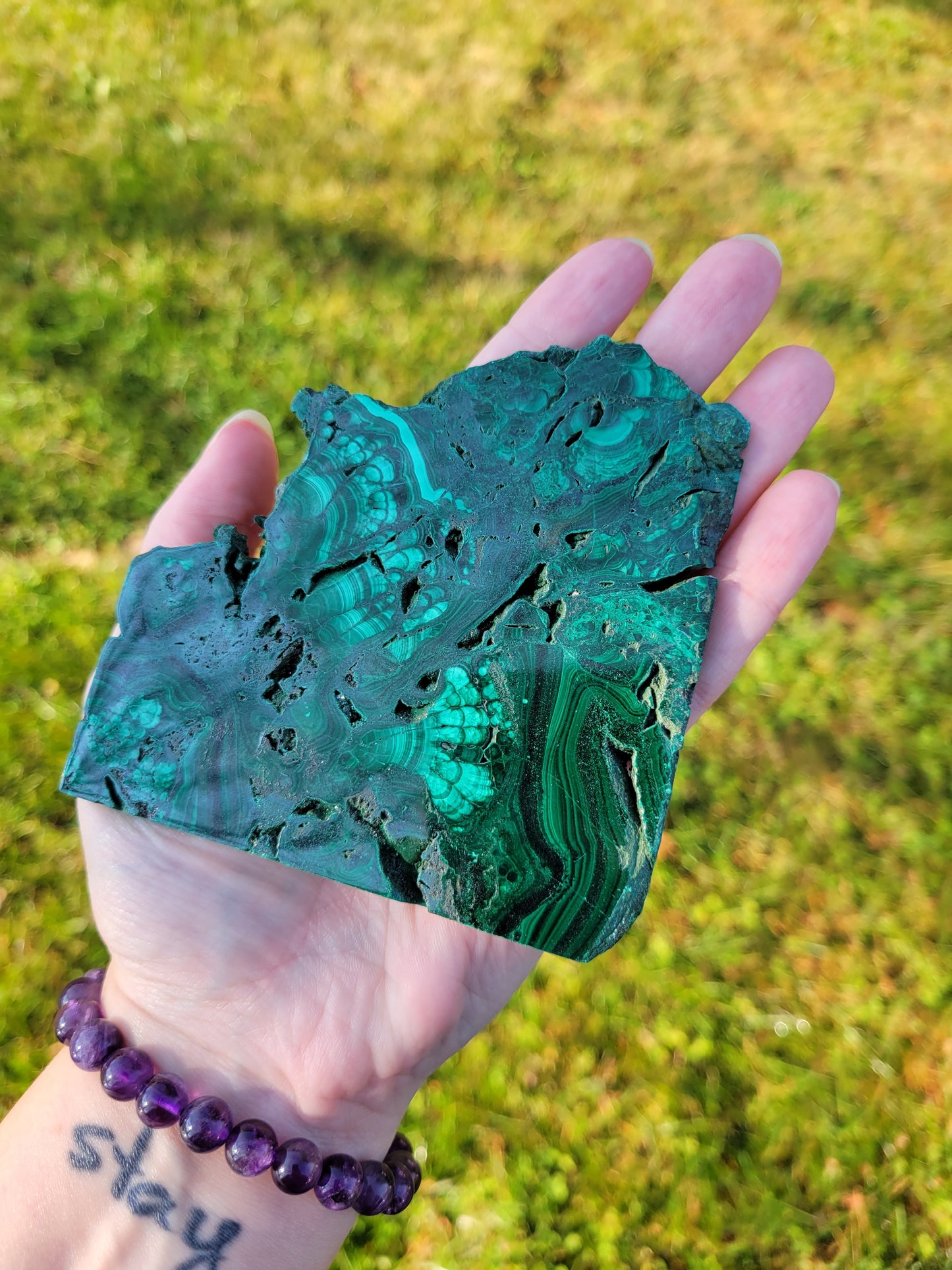 Malachite Slab