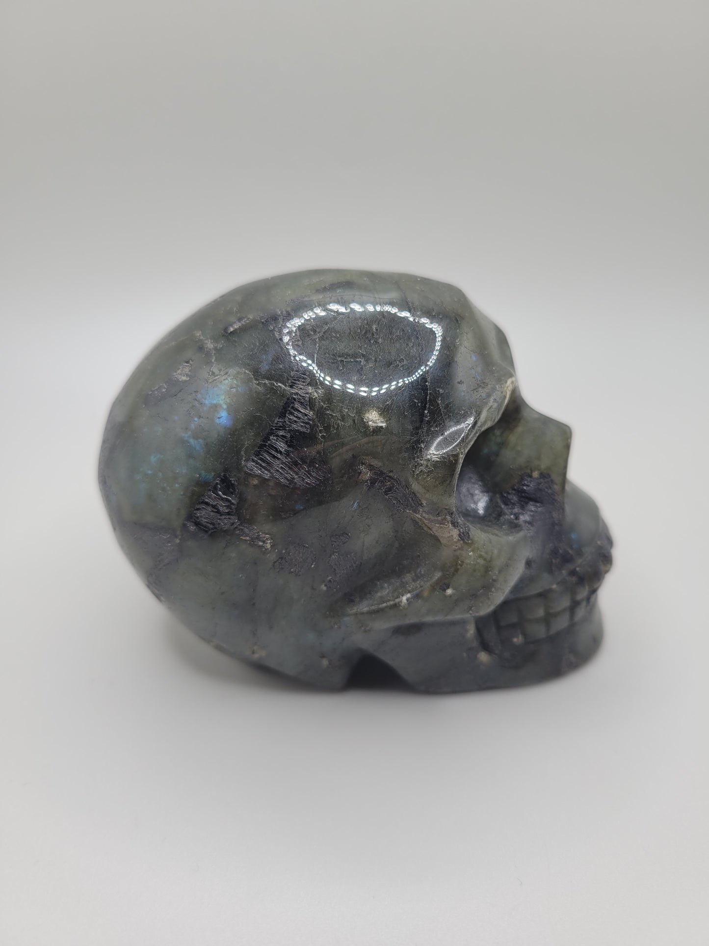 Labradorite Skull