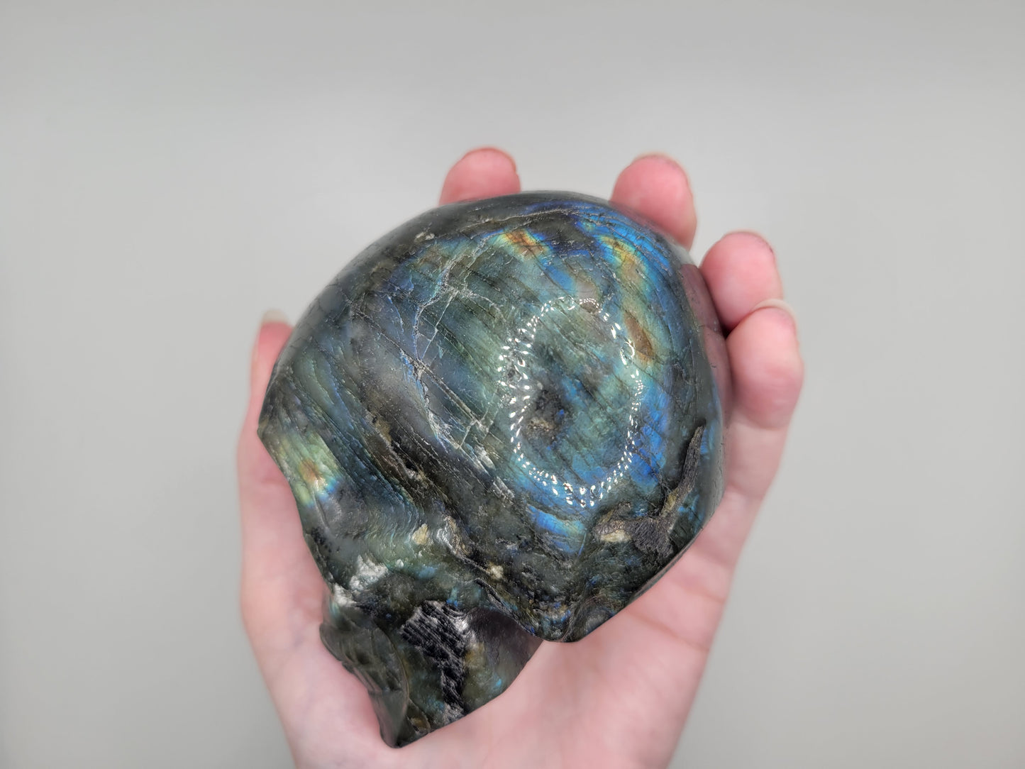 Labradorite Skull