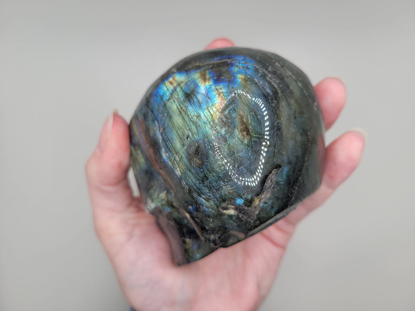 Labradorite Skull