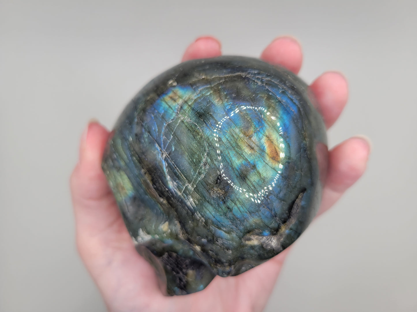 Labradorite Skull
