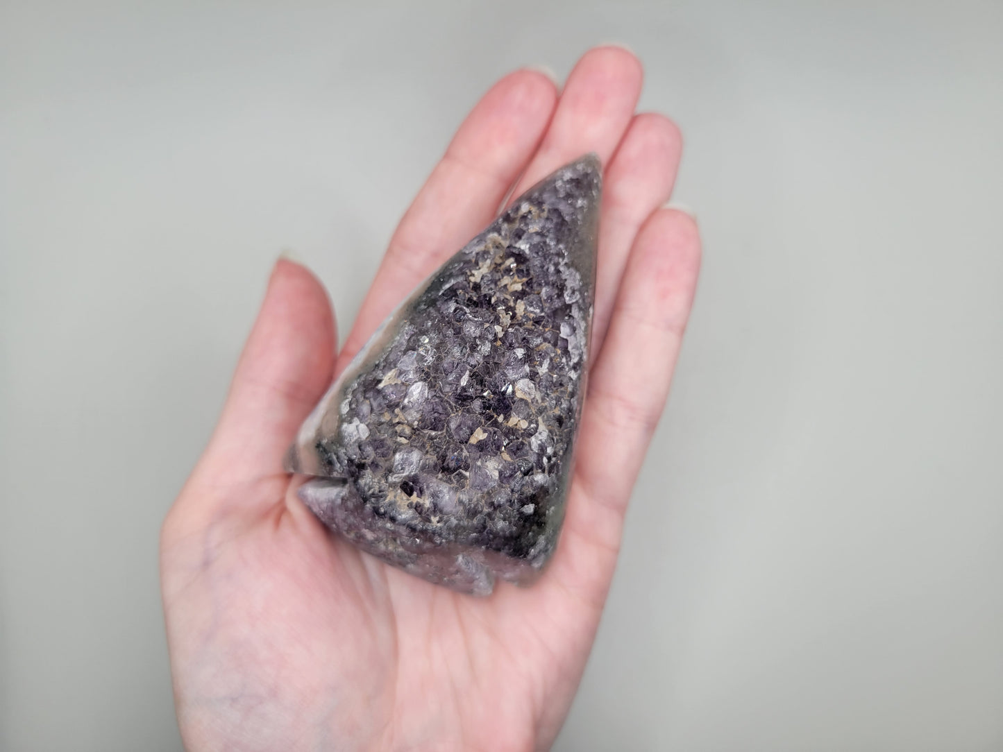 Amethyst Drusy Arrowhead