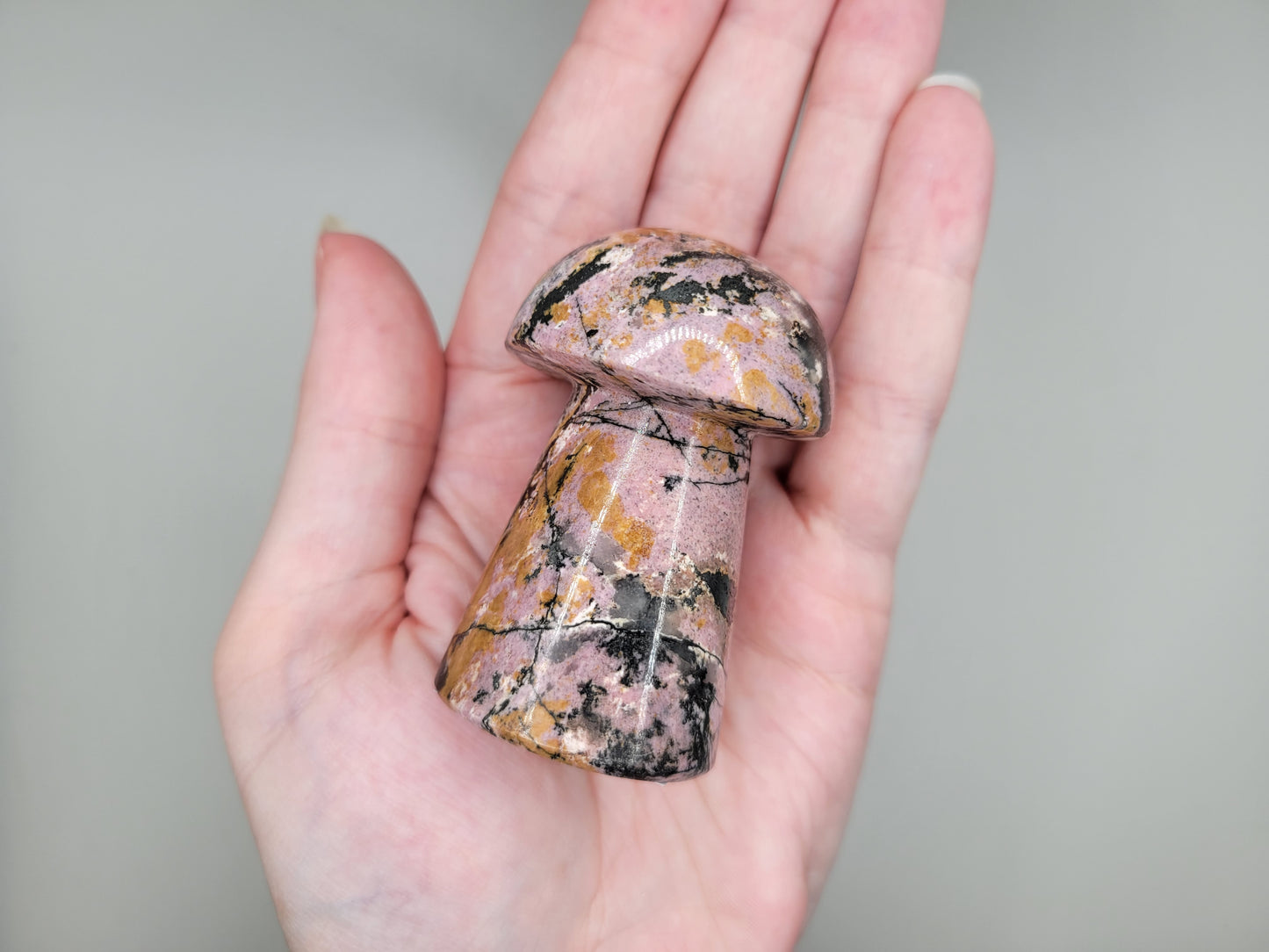 Rhodonite Mushroom